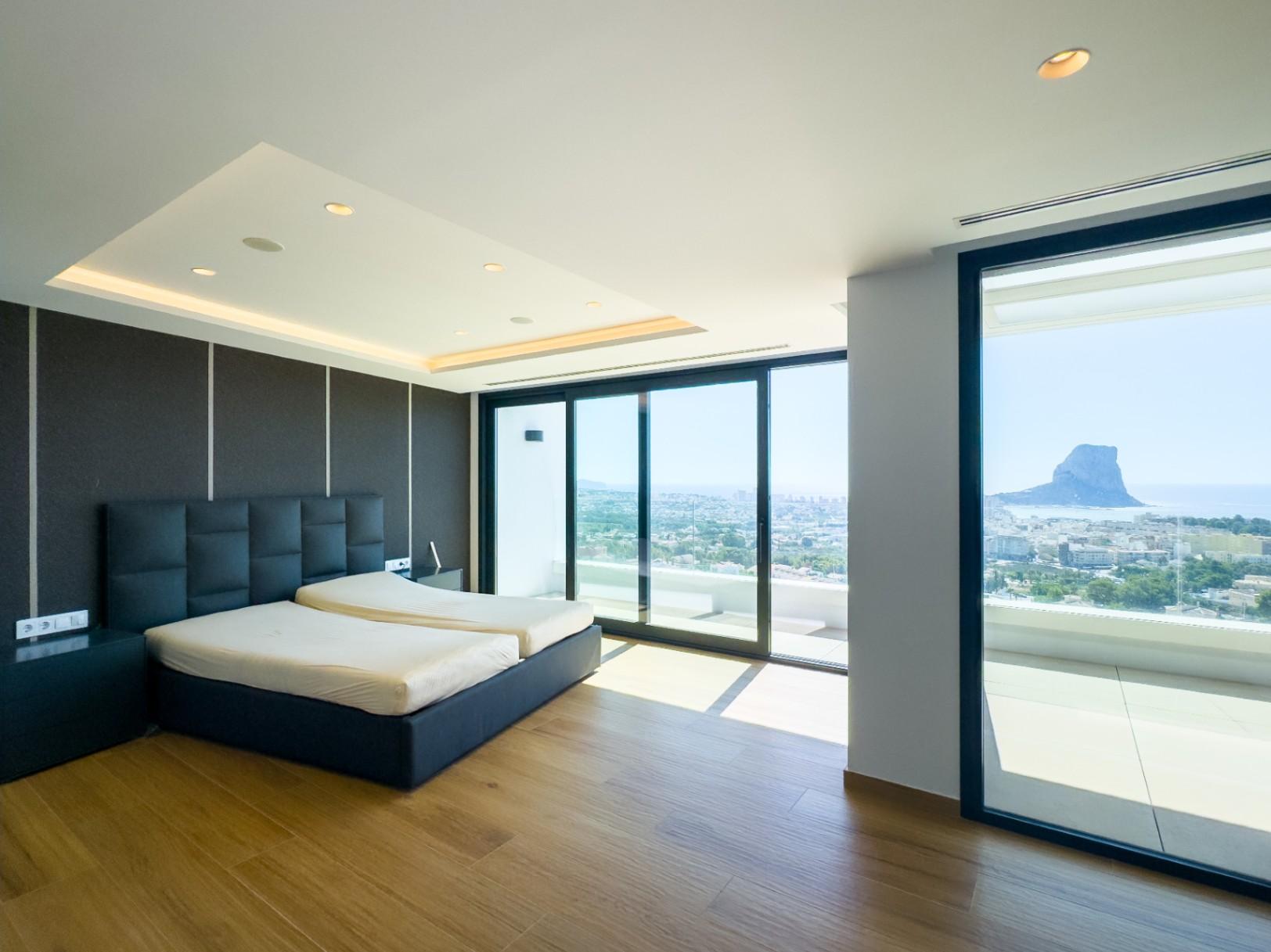1250DA - Geräumige Luxusvilla mit Blick auf die Küste von Calpe.