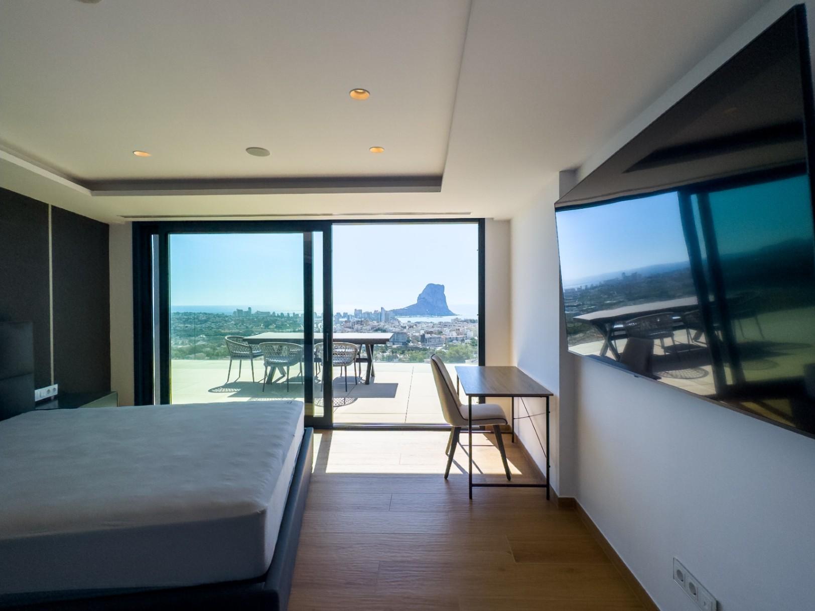 1250DA - Geräumige Luxusvilla mit Blick auf die Küste von Calpe.