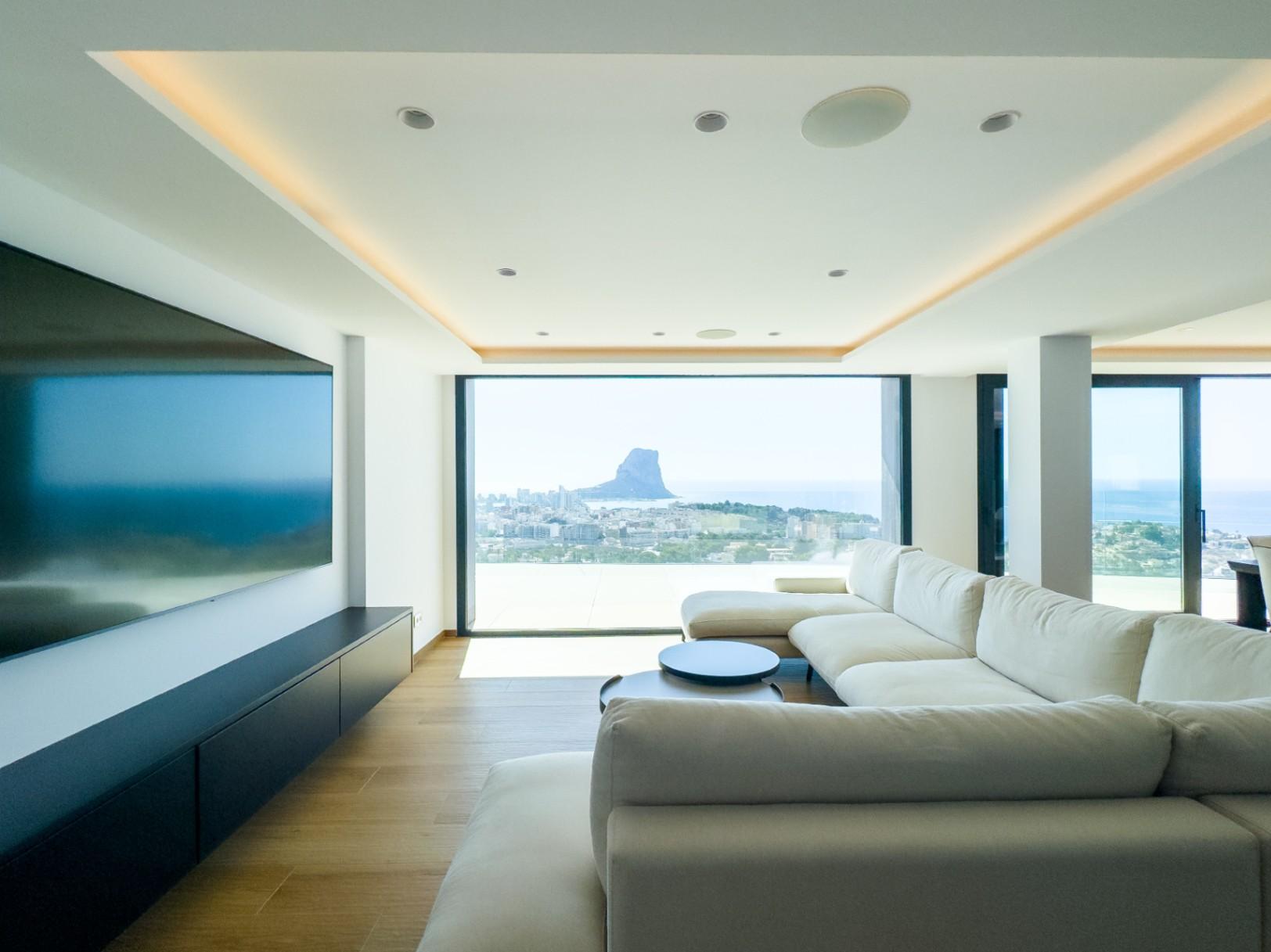 1250DA - Geräumige Luxusvilla mit Blick auf die Küste von Calpe.