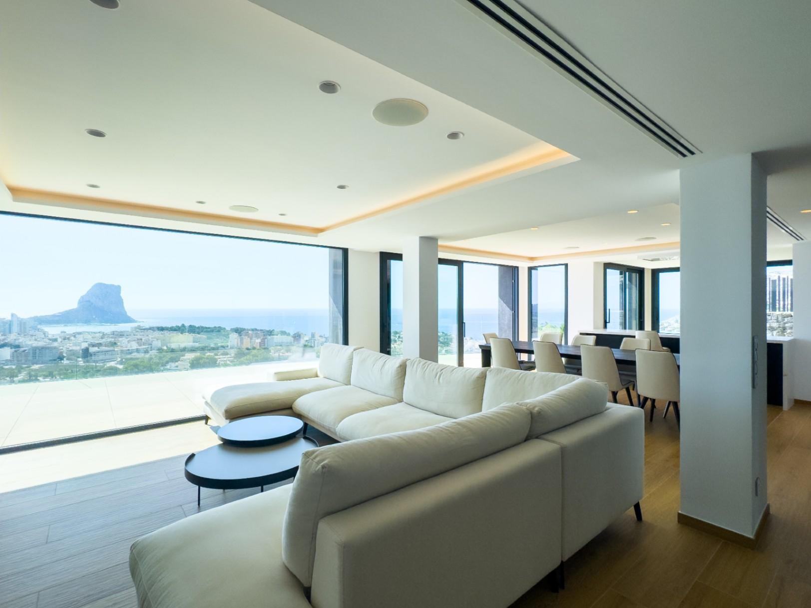 1250DA - Geräumige Luxusvilla mit Blick auf die Küste von Calpe.
