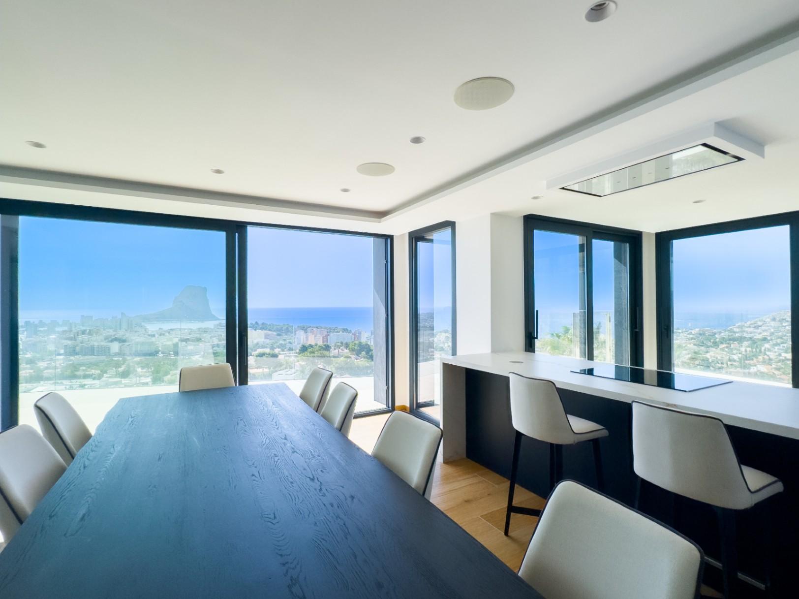 1250DA - Geräumige Luxusvilla mit Blick auf die Küste von Calpe.