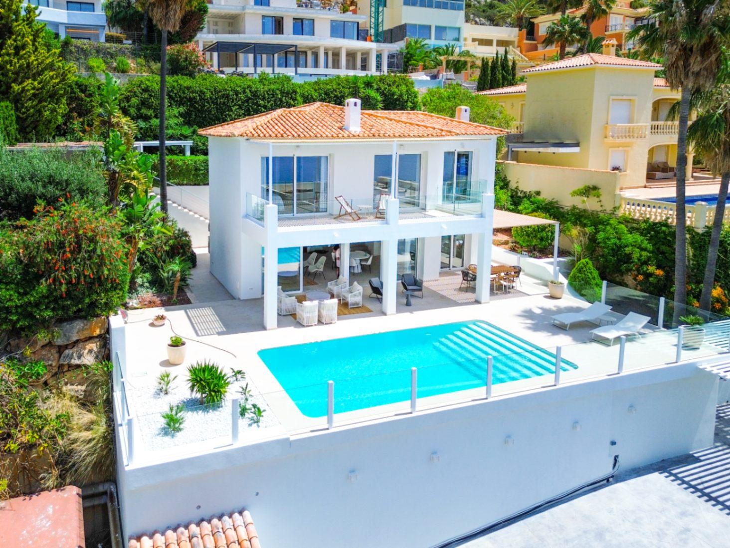1260DA - Villa moderne de 3 chambres à coucher à Construccion à Altea Hills.