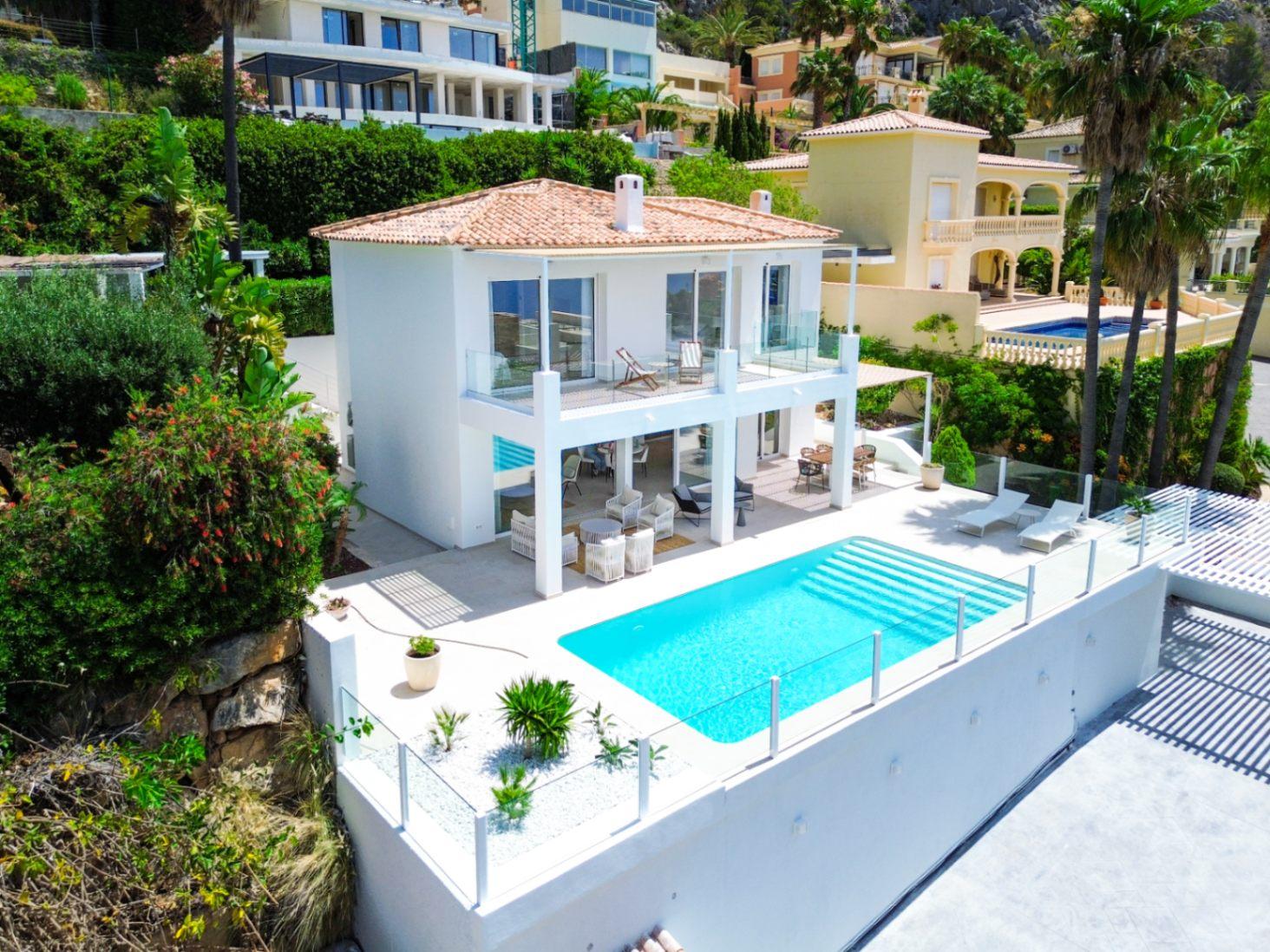 1260DA - Villa moderne de 3 chambres à coucher à Construccion à Altea Hills.
