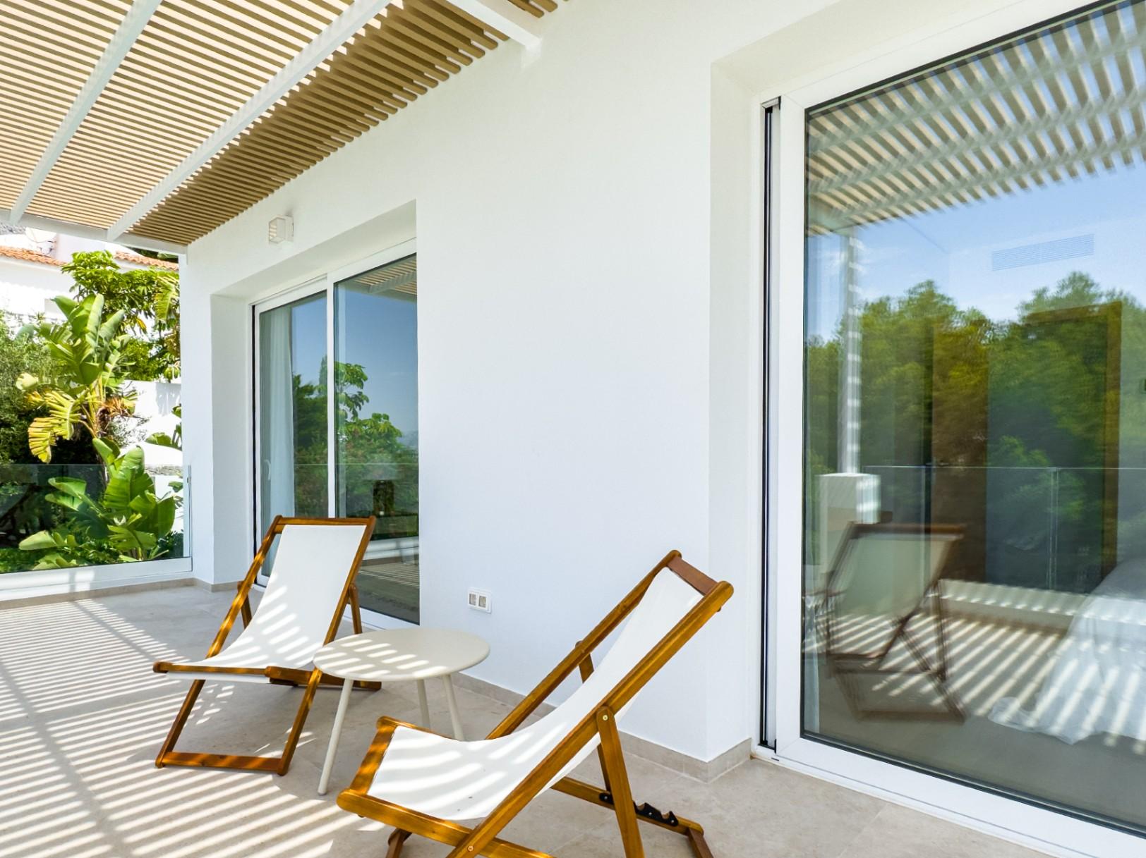 1260DA - Villa moderne de 3 chambres à coucher à Construccion à Altea Hills.