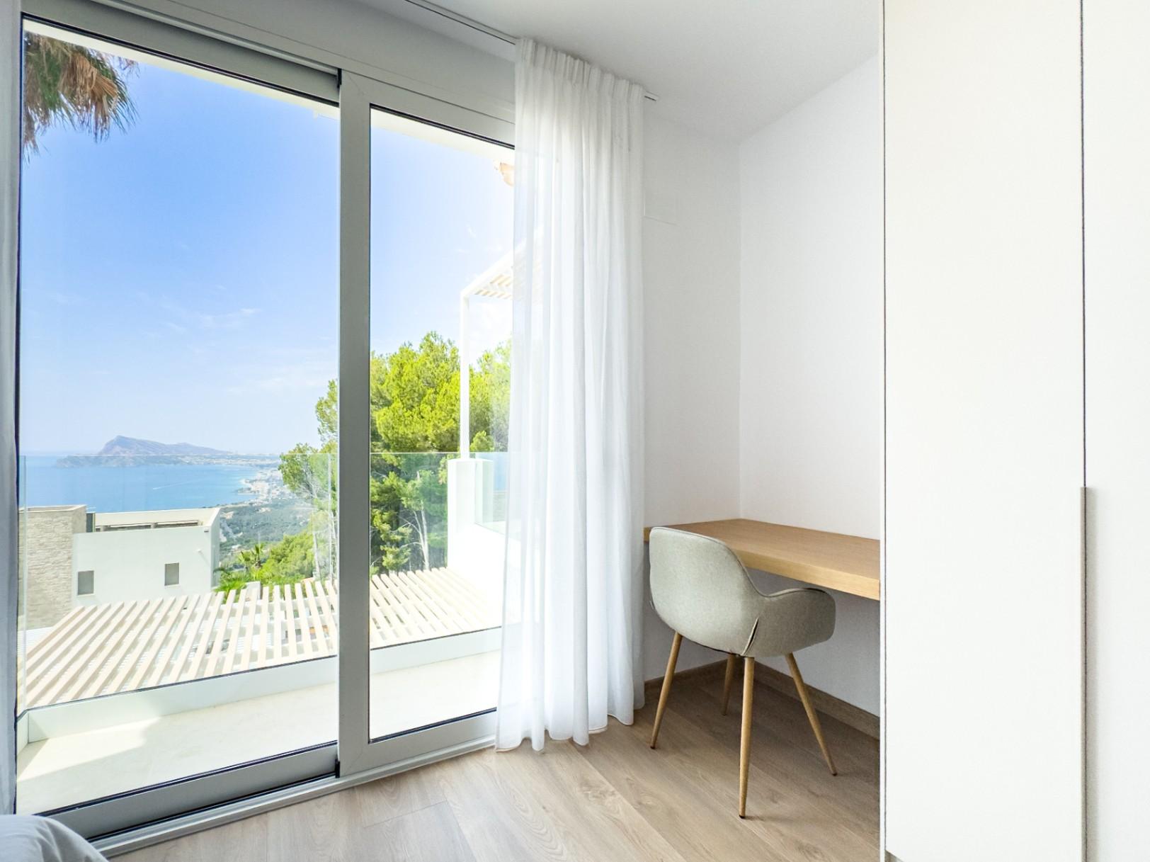 1260DA - Villa moderne de 3 chambres à coucher à Construccion à Altea Hills.