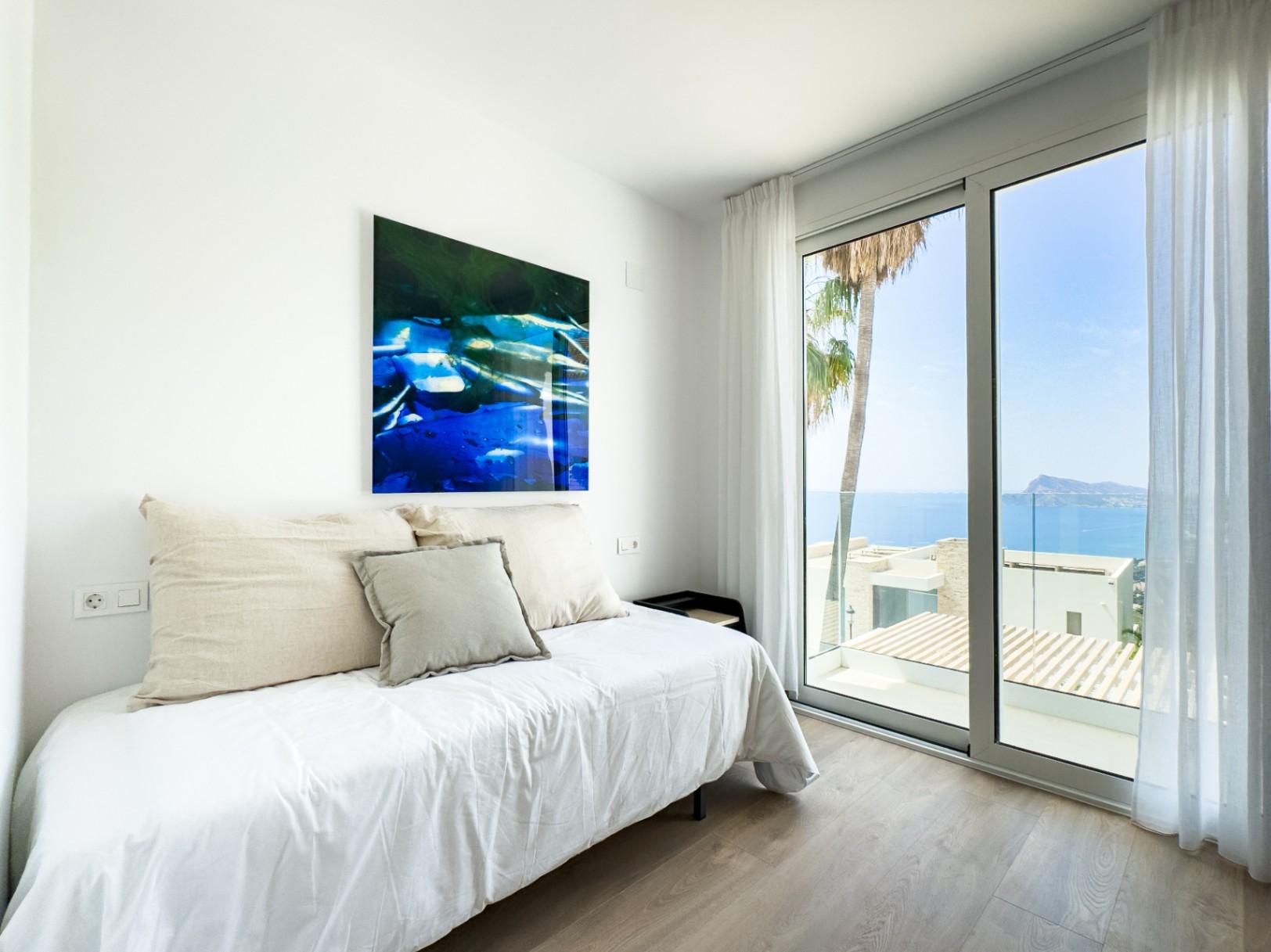 1260DA - Villa moderne de 3 chambres à coucher à Construccion à Altea Hills.