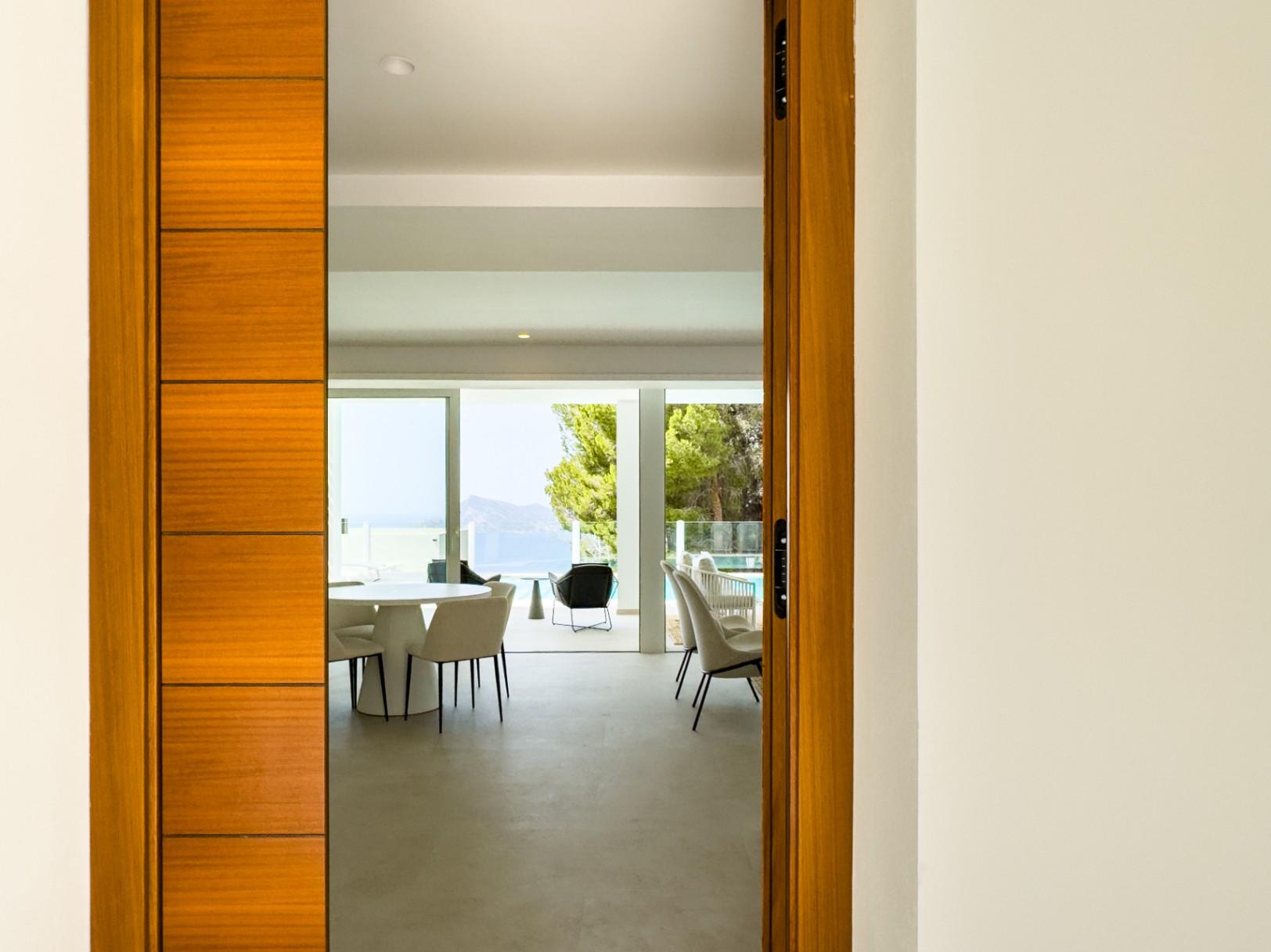 1260DA - Villa moderne de 3 chambres à coucher à Construccion à Altea Hills.