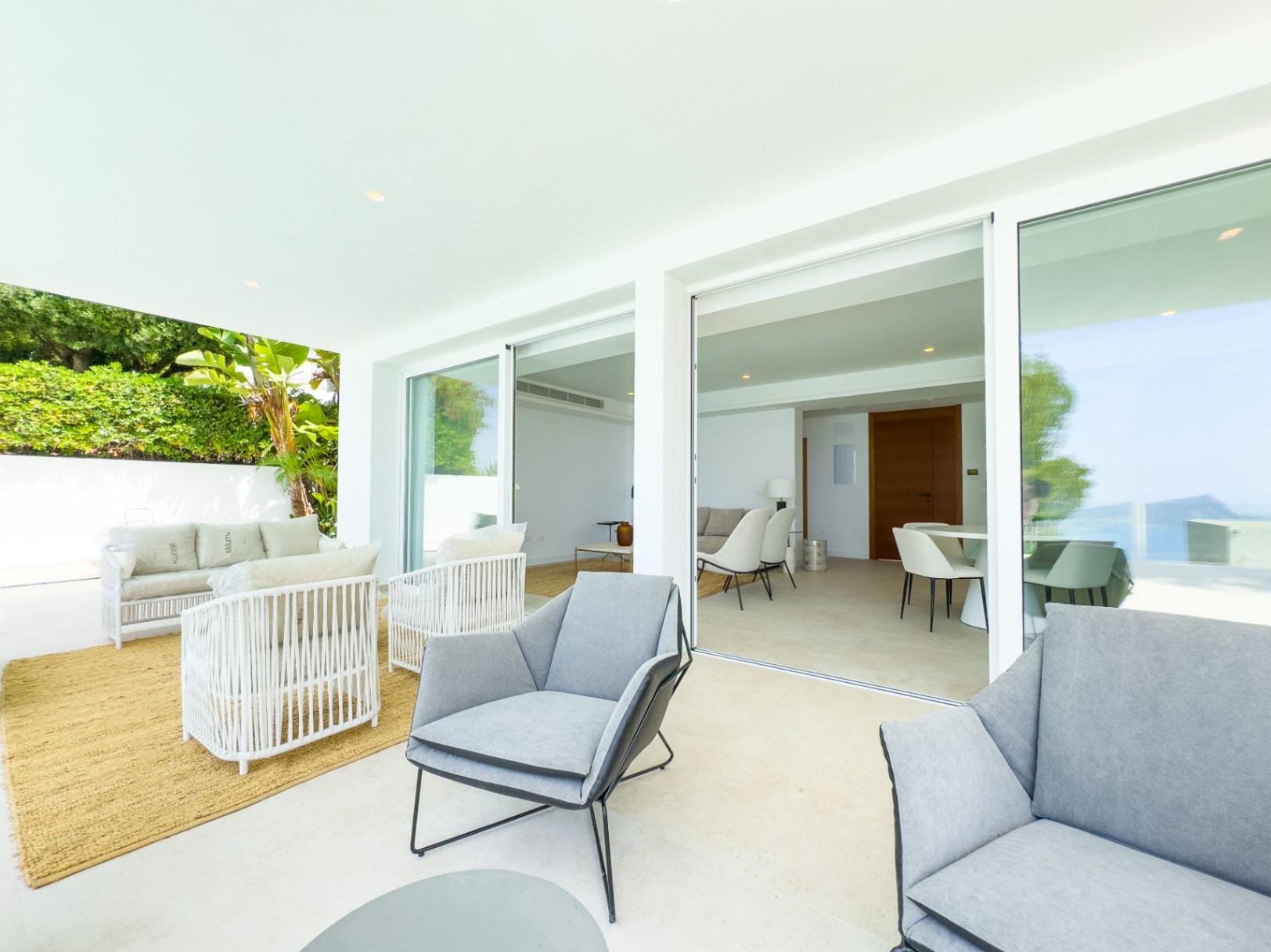 1260DA - Villa moderne de 3 chambres à coucher à Construccion à Altea Hills.