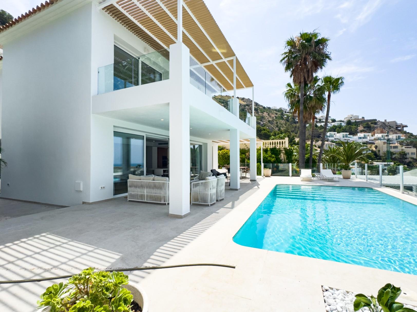 1260DA - Villa moderne de 3 chambres à coucher à Construccion à Altea Hills.