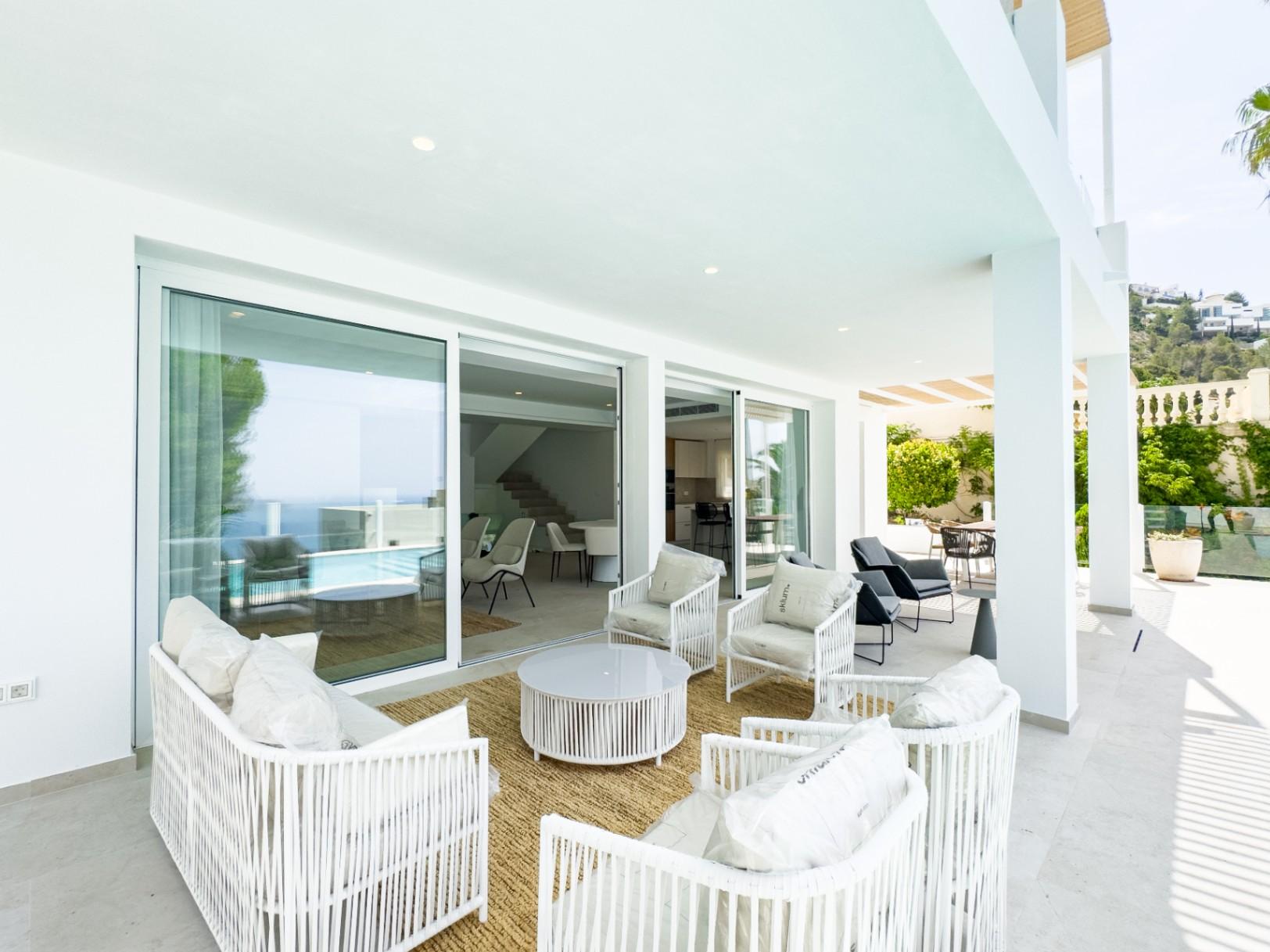 1260DA - Villa moderne de 3 chambres à coucher à Construccion à Altea Hills.