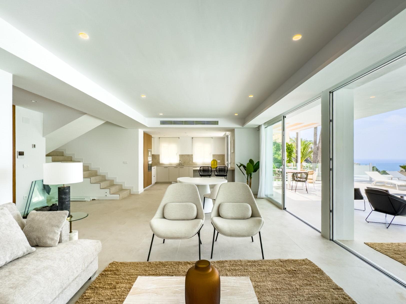 1260DA - Villa moderne de 3 chambres à coucher à Construccion à Altea Hills.