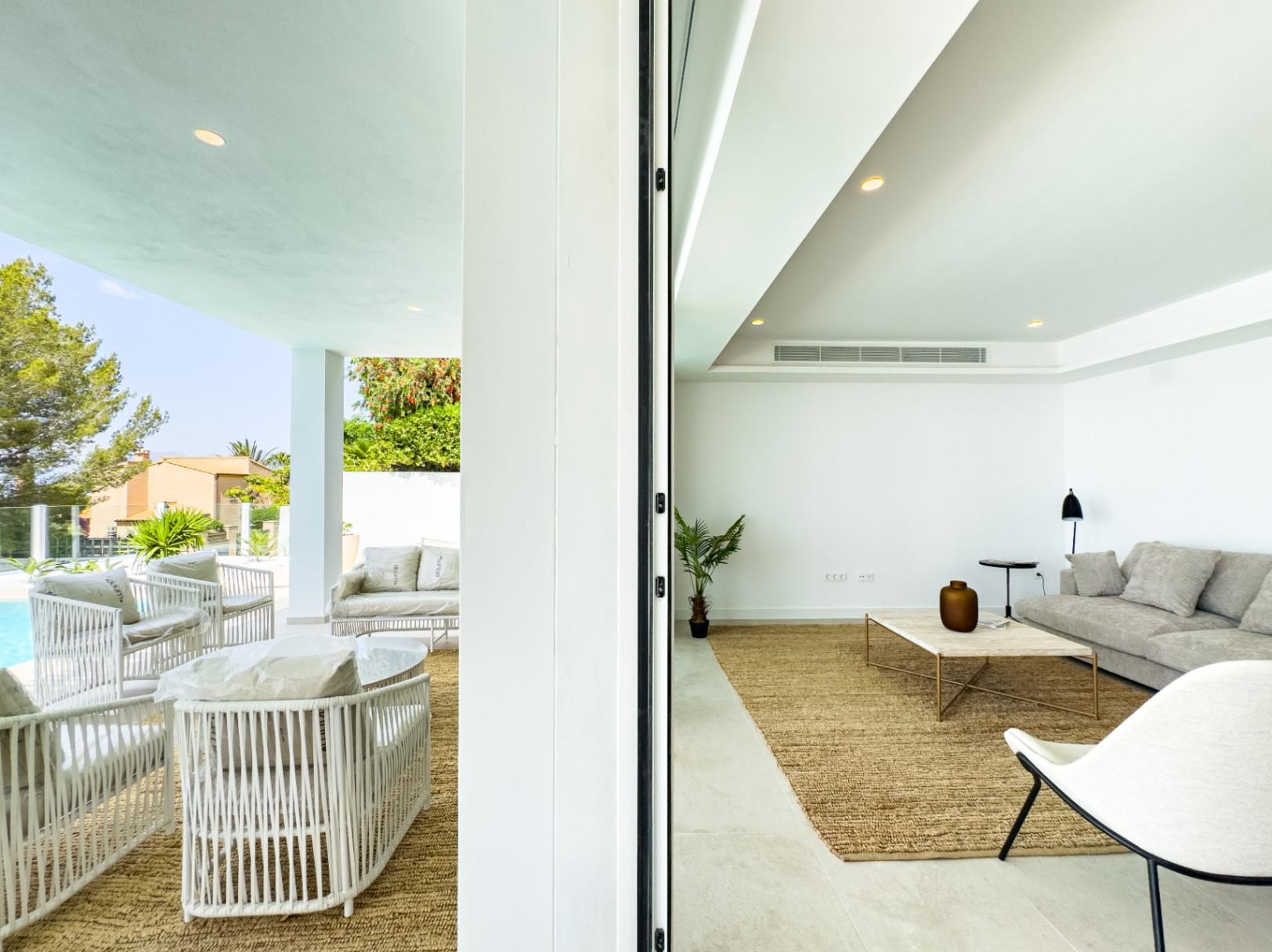 1260DA - Villa moderne de 3 chambres à coucher à Construccion à Altea Hills.