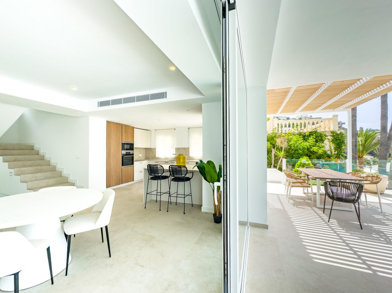 1260DA - Villa moderne de 3 chambres à coucher à Construccion à Altea Hills.