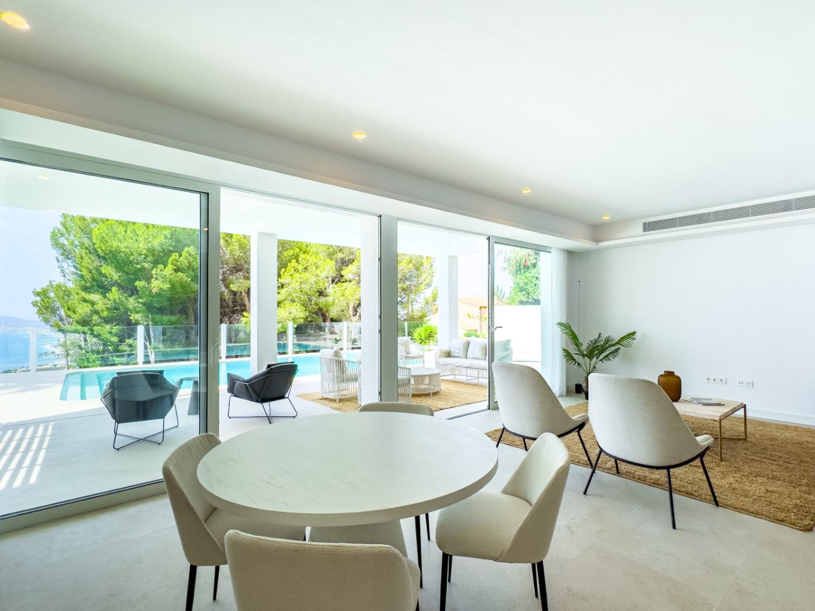 1260DA - Villa moderne de 3 chambres à coucher à Construccion à Altea Hills.
