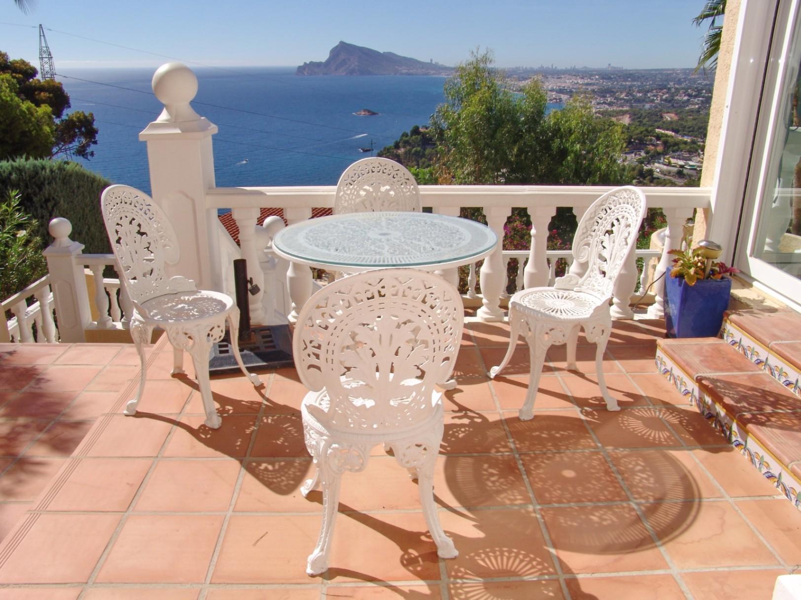 1267NS - Charmante villa méditerranéenne dans les collines d’Altea avec vue spectaculaire sur la mer