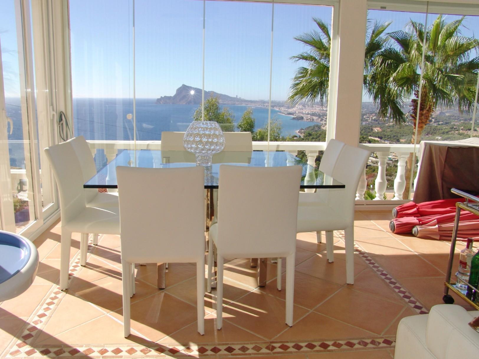 1267NS - Charmante villa méditerranéenne dans les collines d’Altea avec vue spectaculaire sur la mer