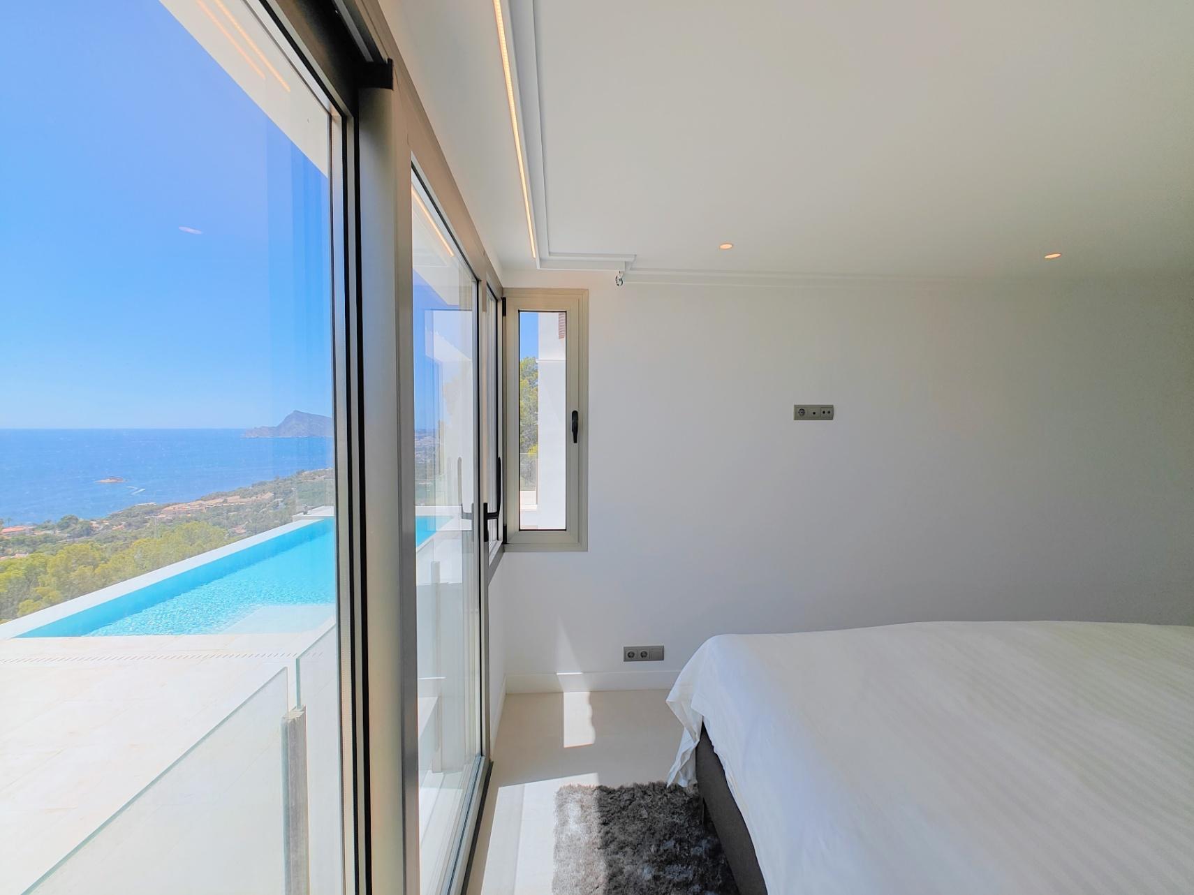 1268NS - Villa moderne avec vue imprenable sur la mer dans la Sierra de Altea