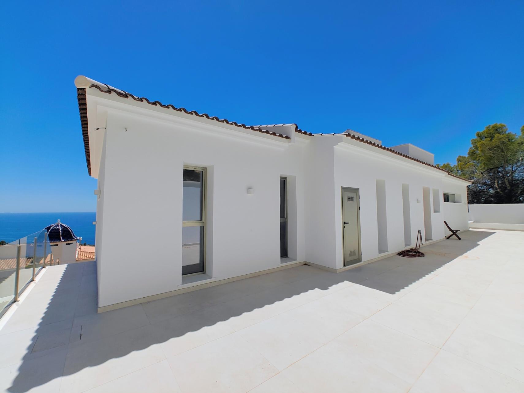1268NS - Villa moderne avec vue imprenable sur la mer dans la Sierra de Altea