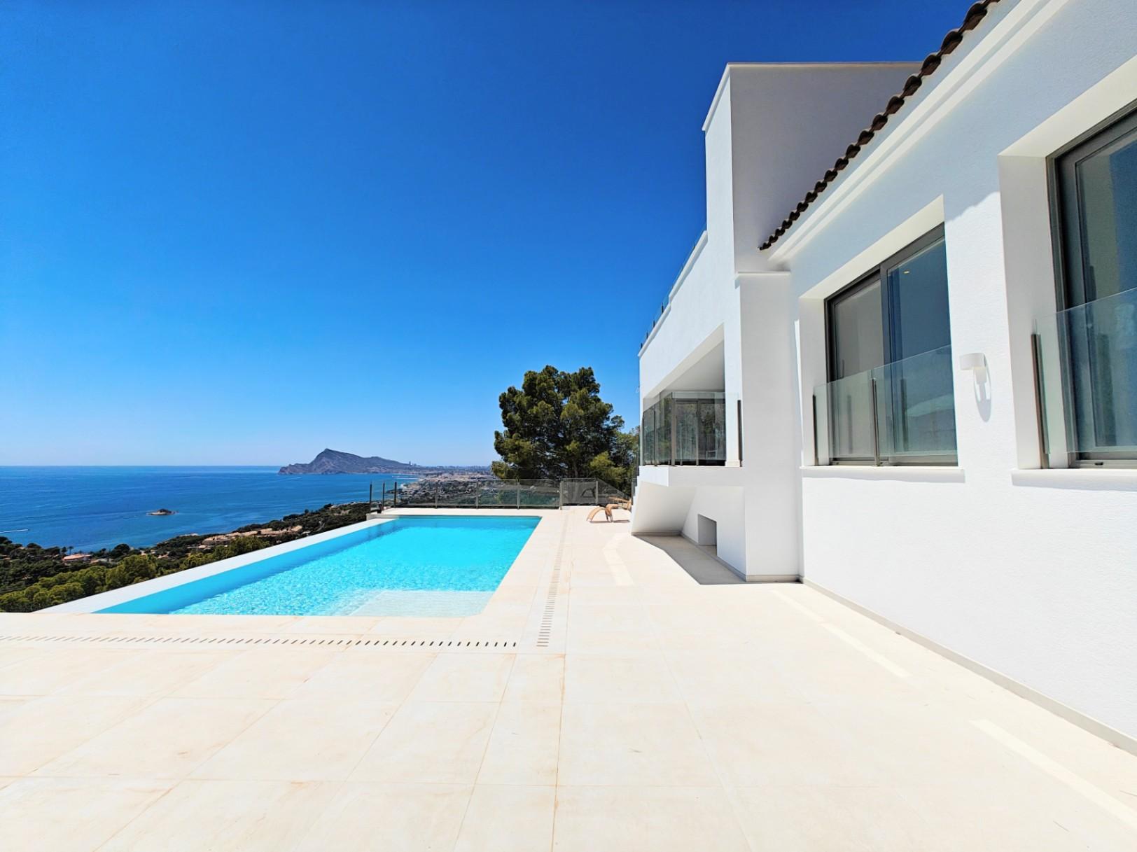 1268NS - Villa moderne avec vue imprenable sur la mer dans la Sierra de Altea