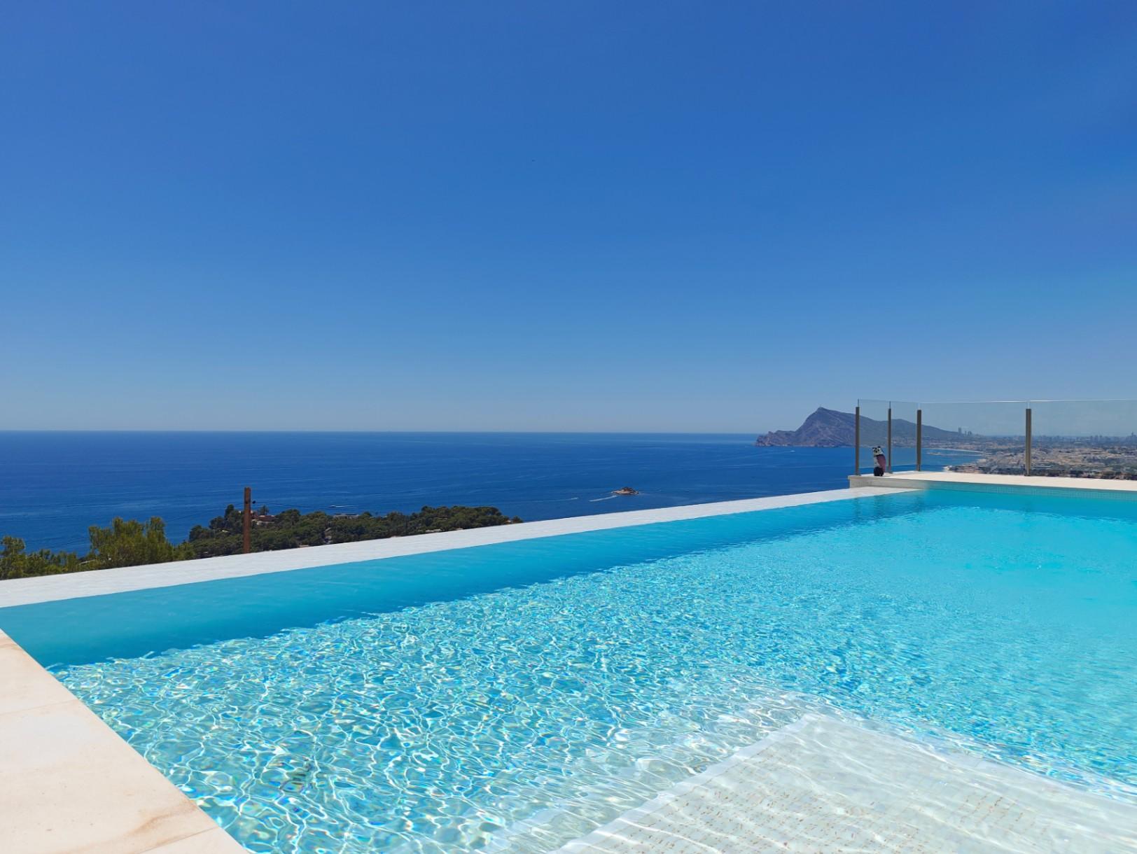 1268NS - Villa moderne avec vue imprenable sur la mer dans la Sierra de Altea