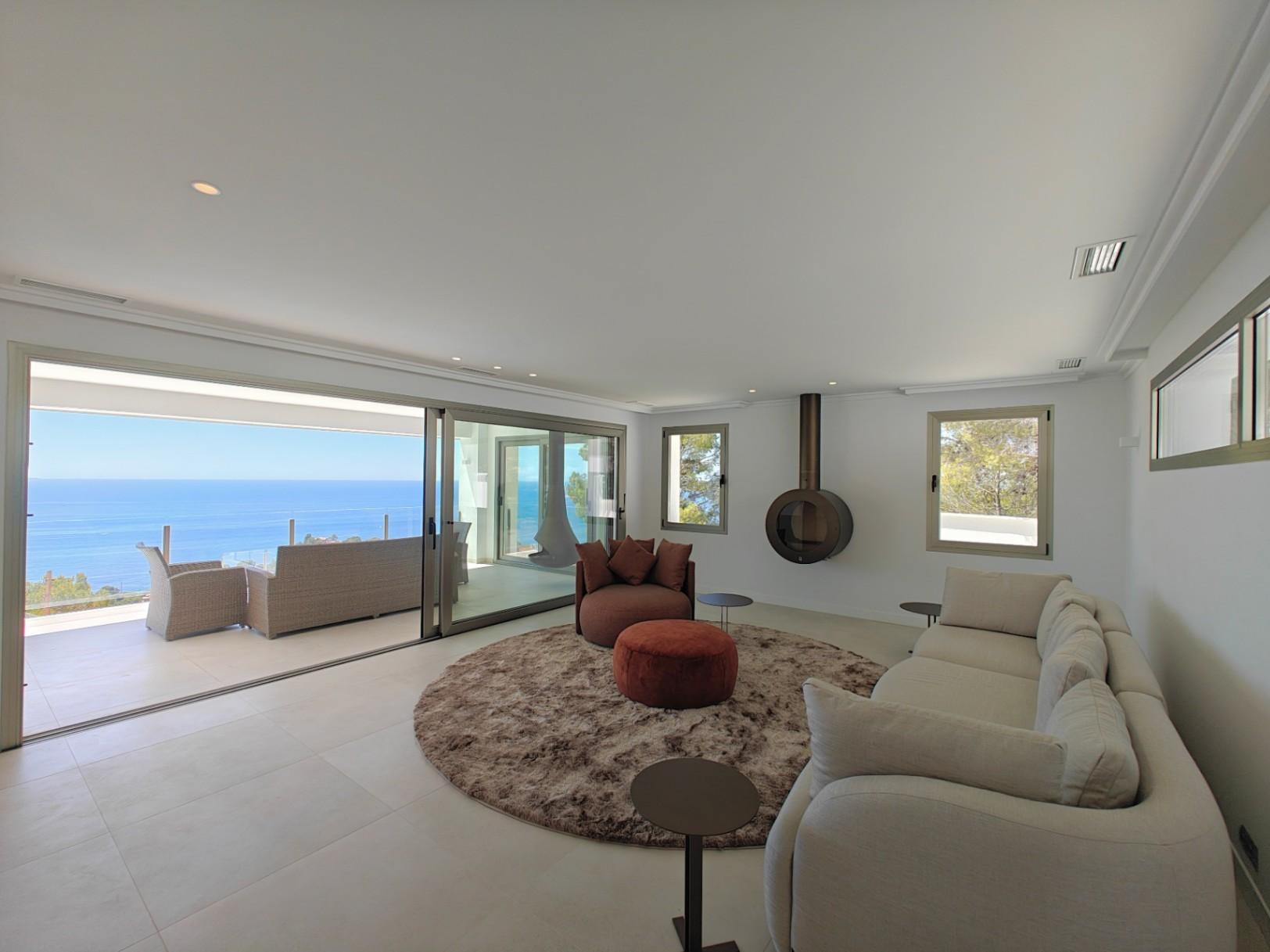 1268NS - Villa moderne avec vue imprenable sur la mer dans la Sierra de Altea
