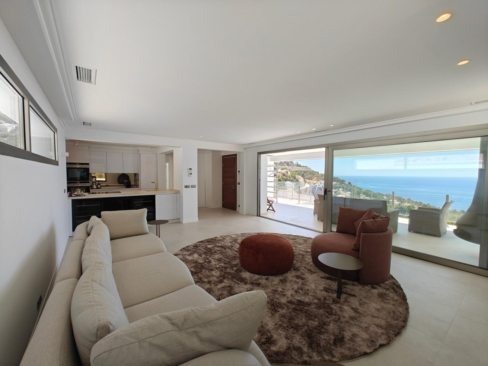 1268NS - Villa moderne avec vue imprenable sur la mer dans la Sierra de Altea
