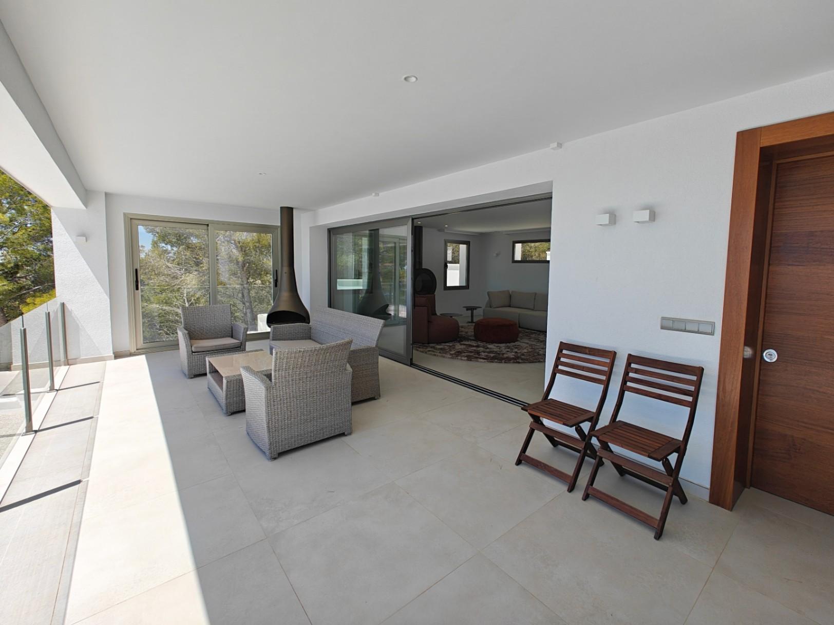 1268NS - Villa moderne avec vue imprenable sur la mer dans la Sierra de Altea
