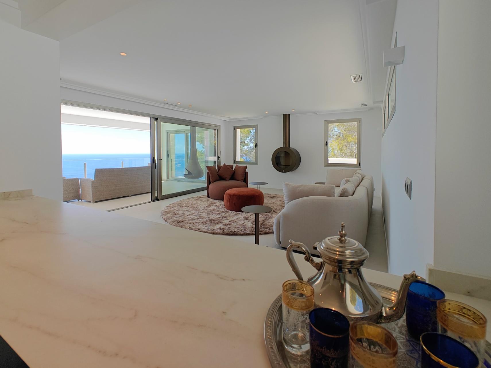 1268NS - Villa moderne avec vue imprenable sur la mer dans la Sierra de Altea