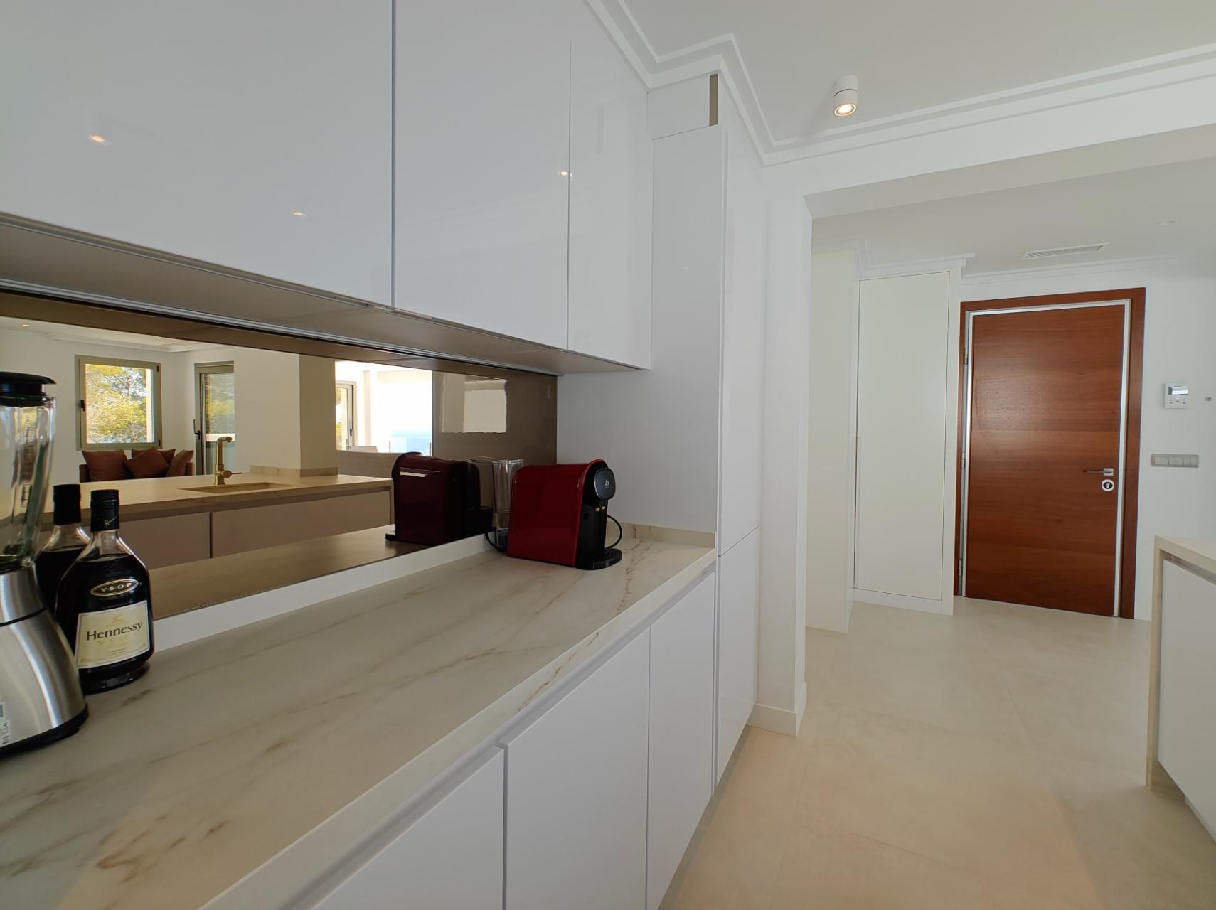 1268NS - Villa moderne avec vue imprenable sur la mer dans la Sierra de Altea