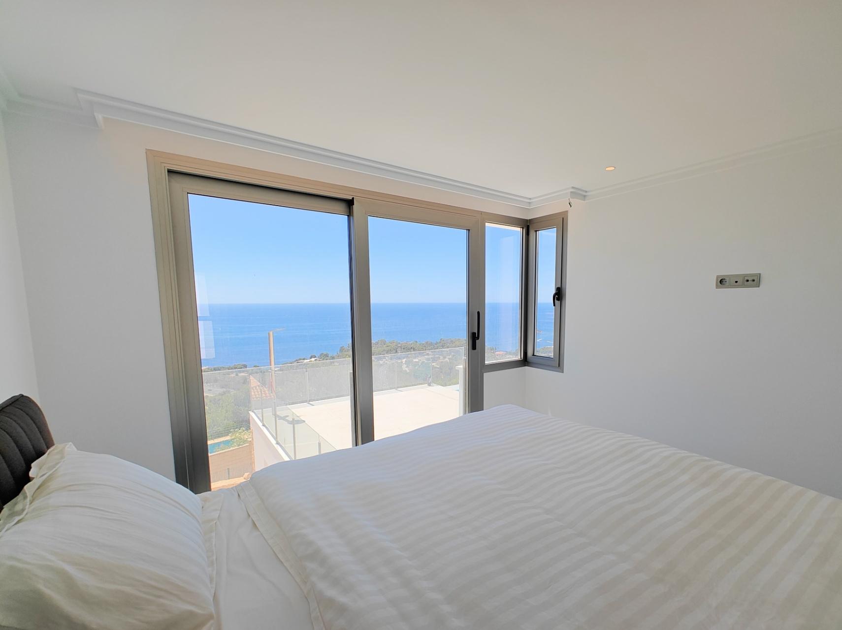 1268NS - Villa moderne avec vue imprenable sur la mer dans la Sierra de Altea