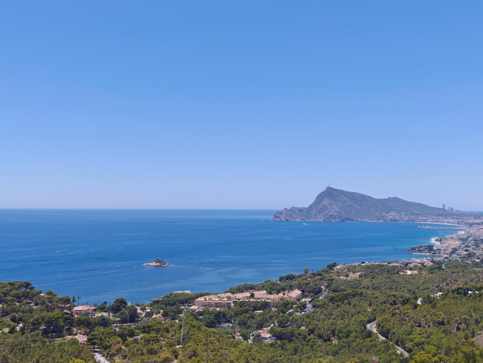 1268NS - Villa moderne avec vue imprenable sur la mer dans la Sierra de Altea