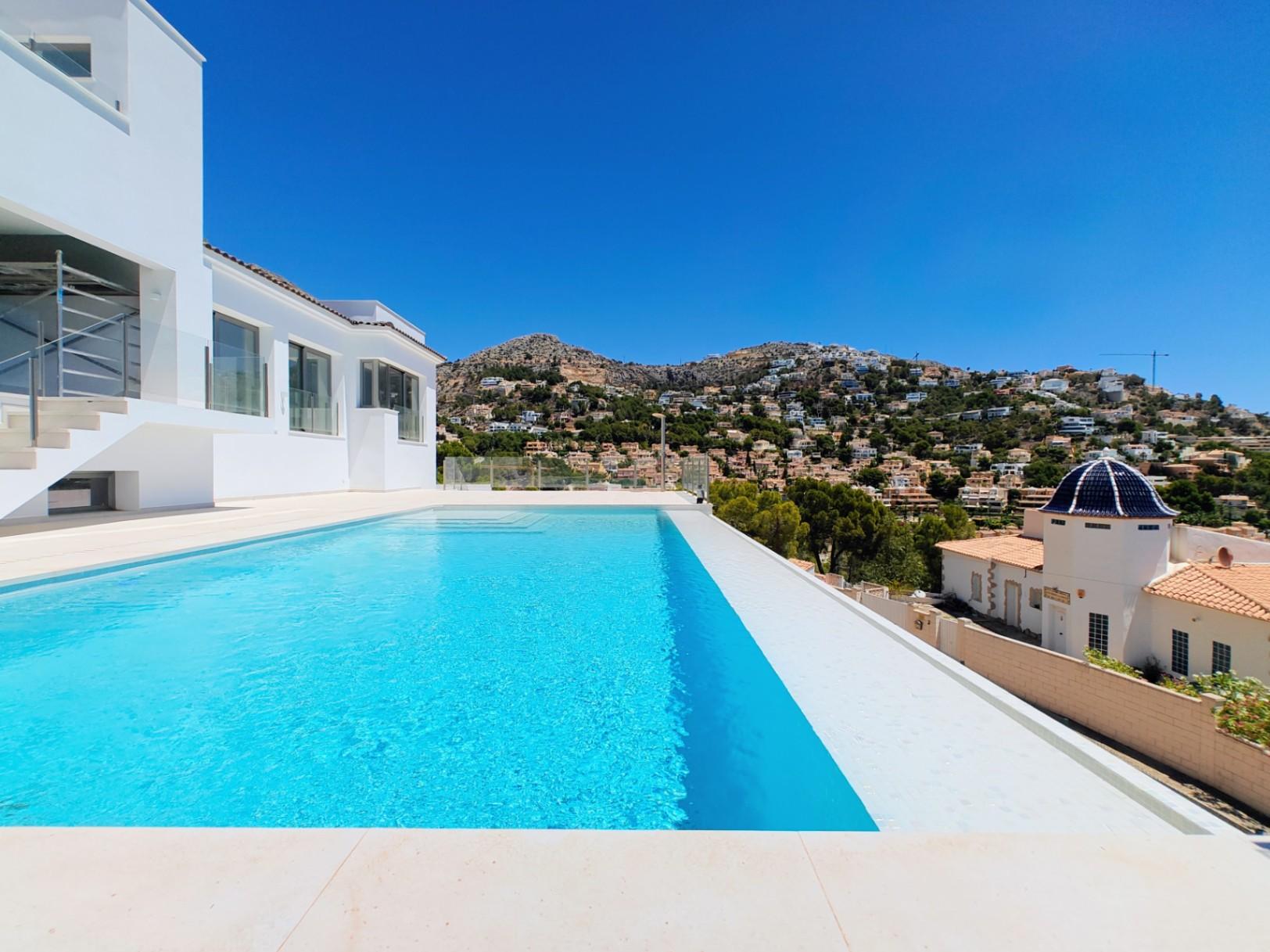 1268NS - Villa moderne avec vue imprenable sur la mer dans la Sierra de Altea