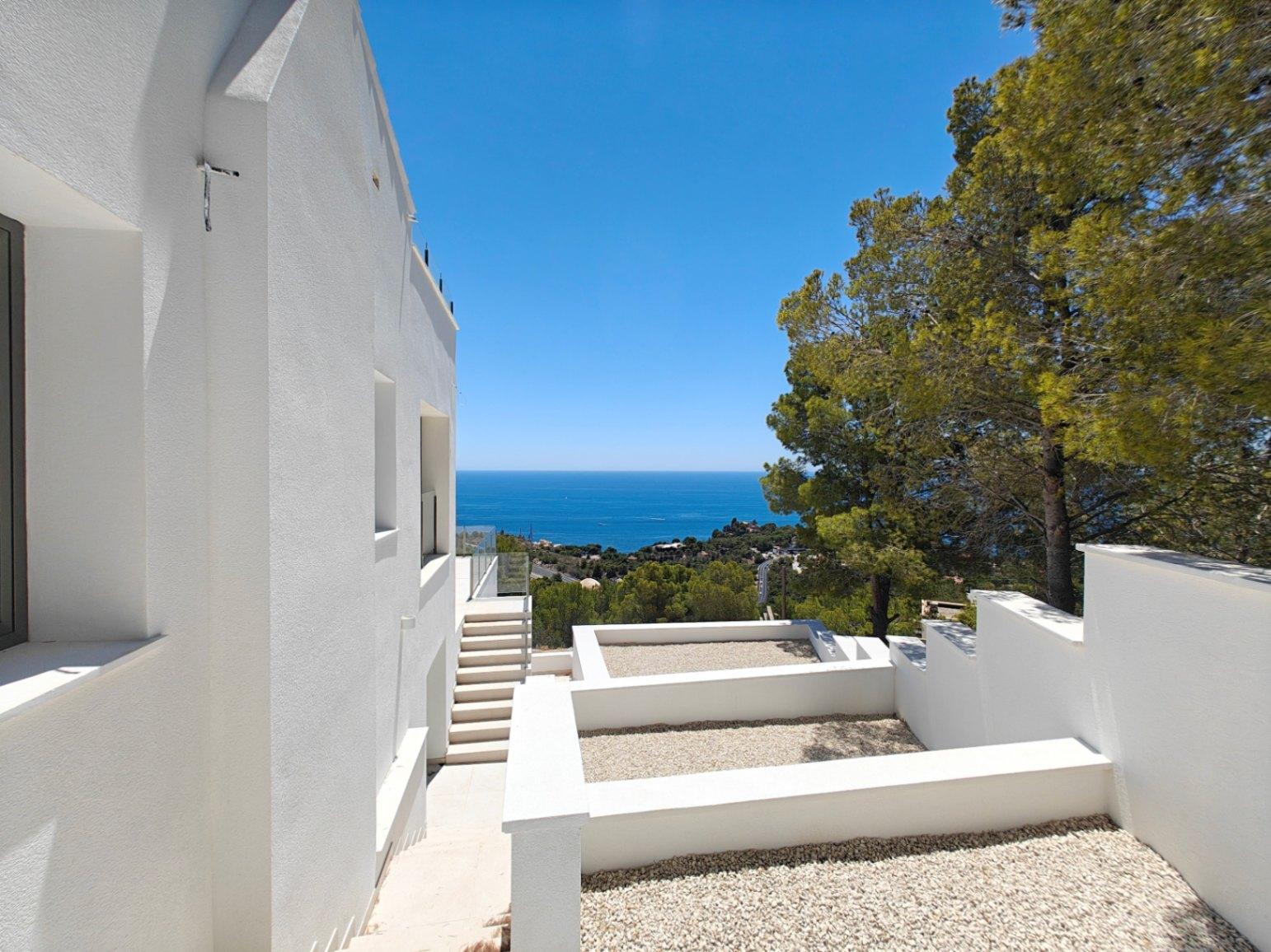 1268NS - Villa moderne avec vue imprenable sur la mer dans la Sierra de Altea