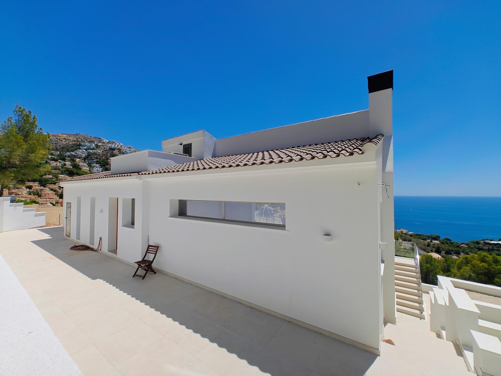 1268NS - Villa moderne avec vue imprenable sur la mer dans la Sierra de Altea