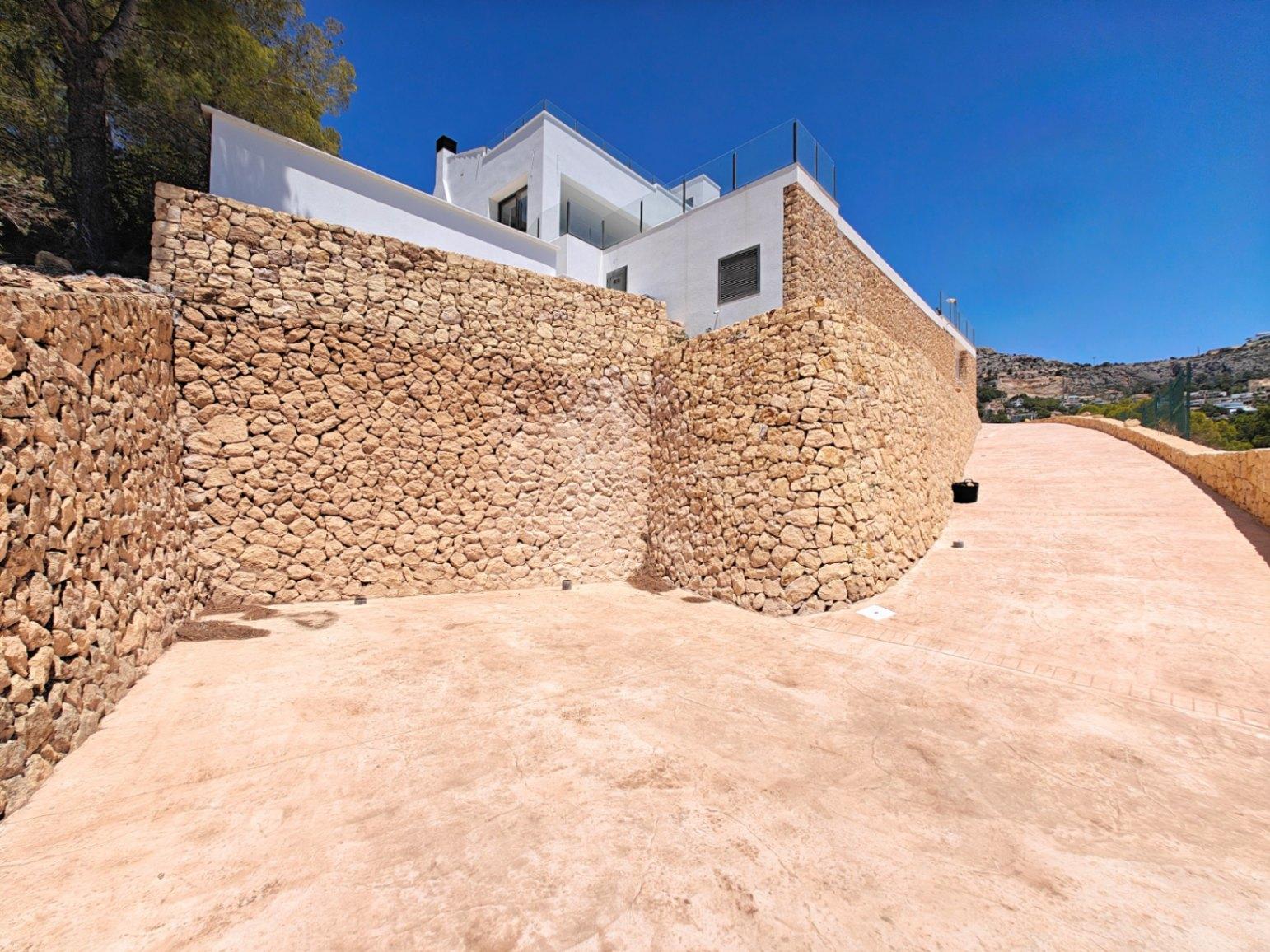 1268NS - Villa moderne avec vue imprenable sur la mer dans la Sierra de Altea