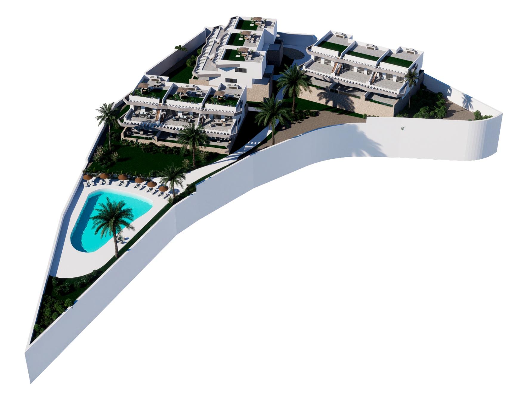 1297DA - Exclusieve appartementen met zeezicht in Finestrat.
