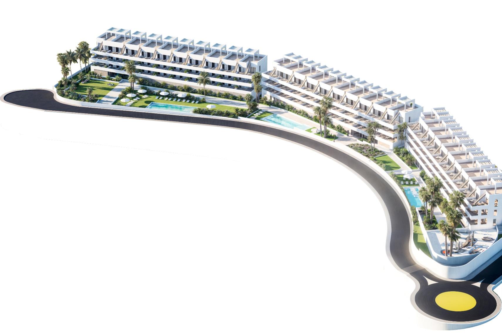 1312DA - Project van nieuw gebouwde moderne 2-slaapkamerappartementen op slechts enkele kilometers van de zee