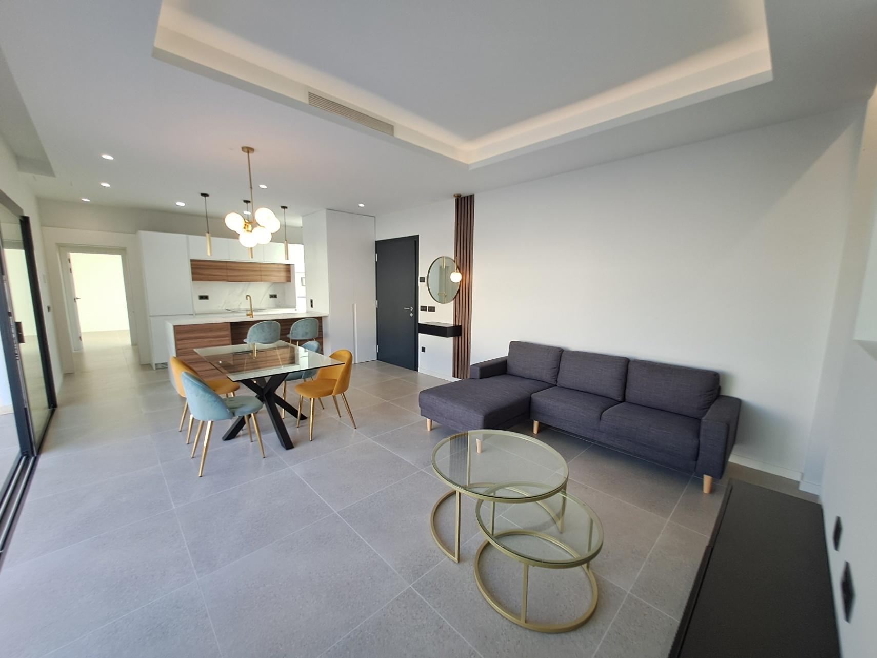 1317DA - Villas unifamiliales modernas en construcción, de una sola planta y de calidad, con vistas a la montaña en Polop.