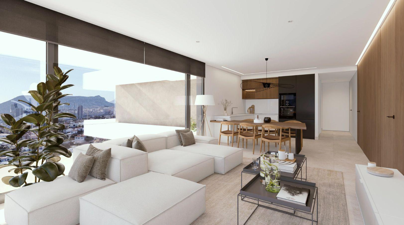 1320DA - Off-Plan Smart Apartments with Sea Views and Premium Amenities Near the Beach in Calpe
