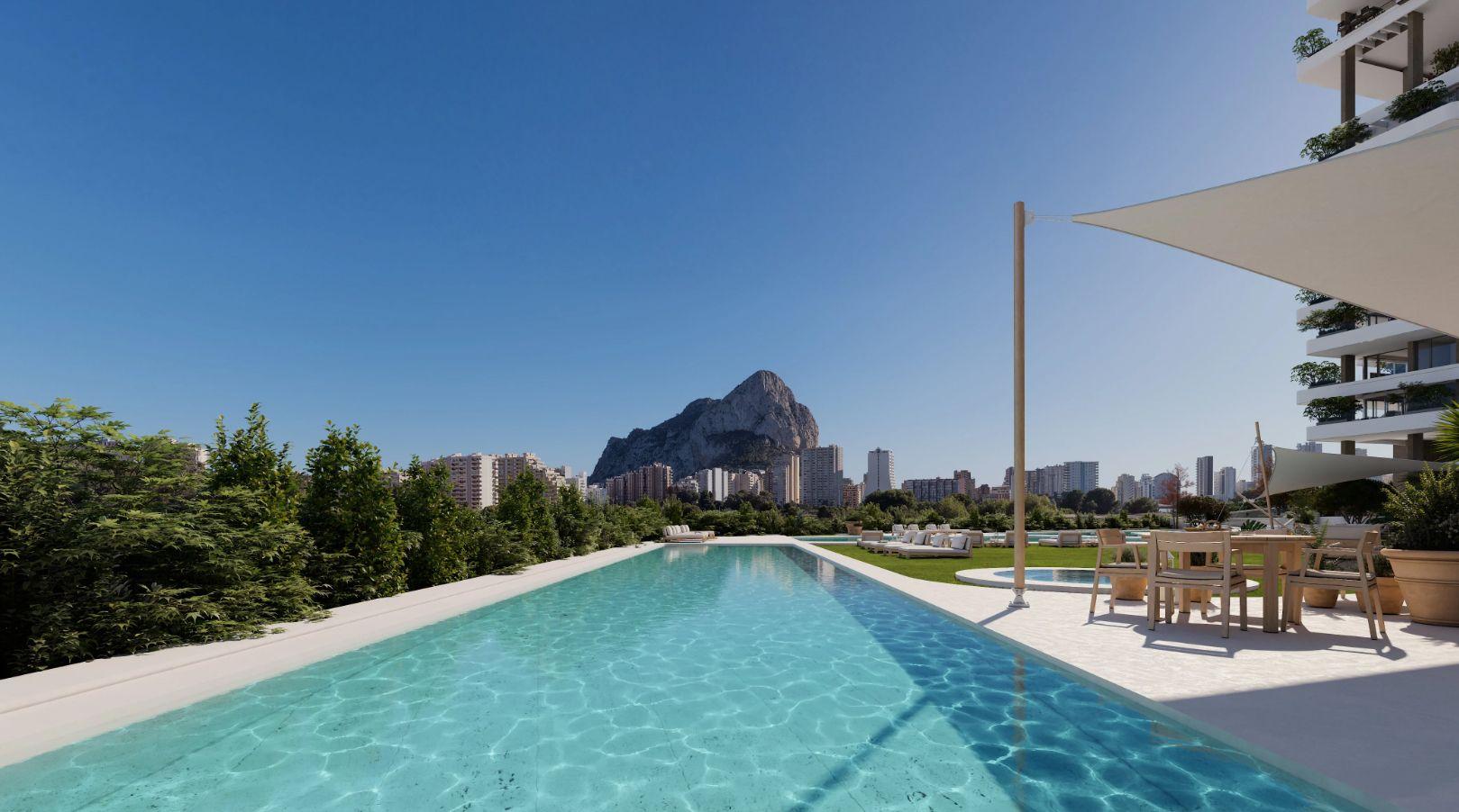 1323DA - Off-Plan Smart Penthouses mit Meerblick und Premium-Annehmlichkeiten in der Nähe des Strandes in Calpe