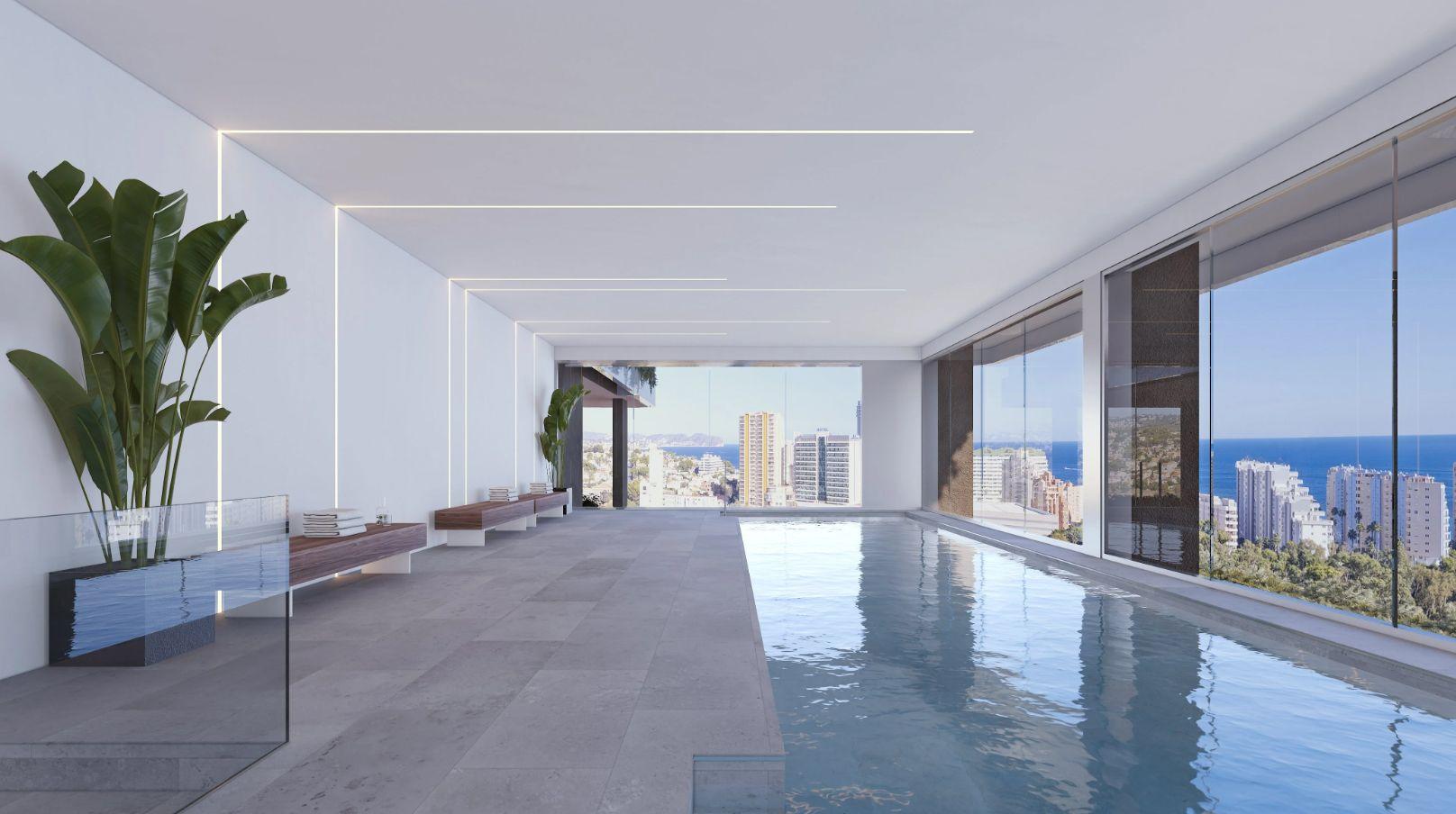 1323DA - Off-Plan Smart Penthouses mit Meerblick und Premium-Annehmlichkeiten in der Nähe des Strandes in Calpe