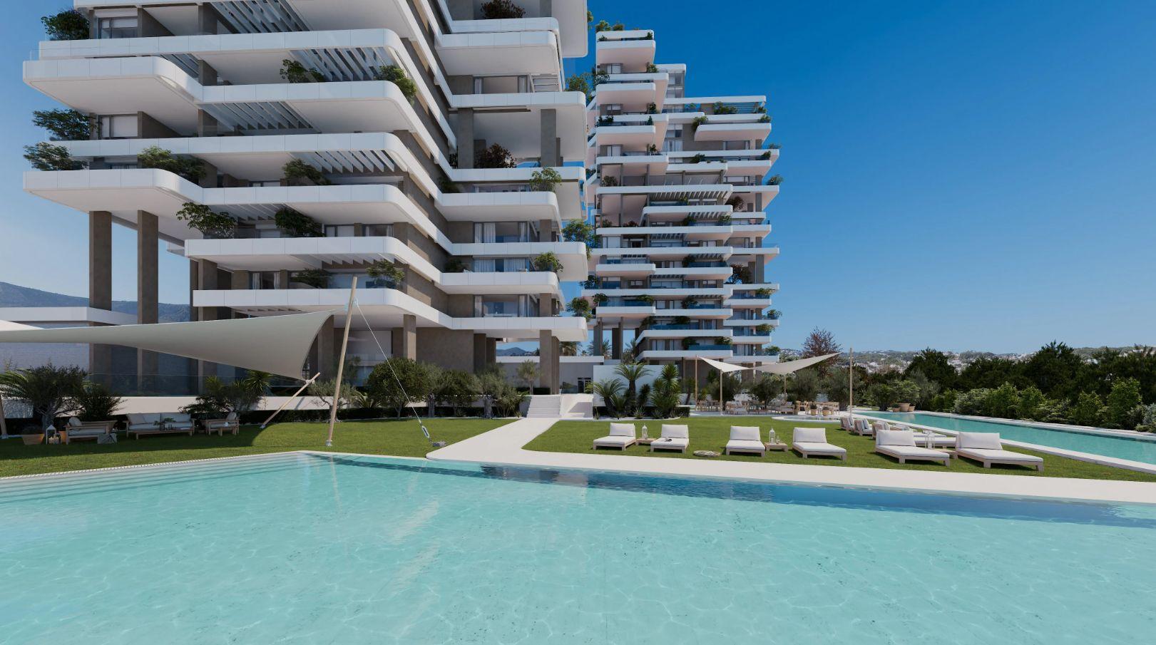 1323DA - Off-Plan Smart Penthouses mit Meerblick und Premium-Annehmlichkeiten in der Nähe des Strandes in Calpe