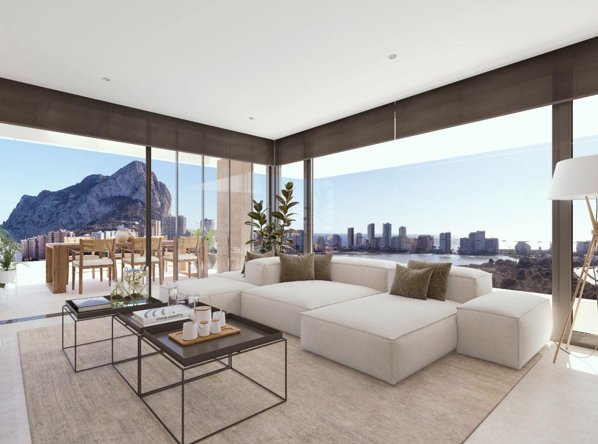 1323DA - Off-Plan Smart Penthouses mit Meerblick und Premium-Annehmlichkeiten in der Nähe des Strandes in Calpe