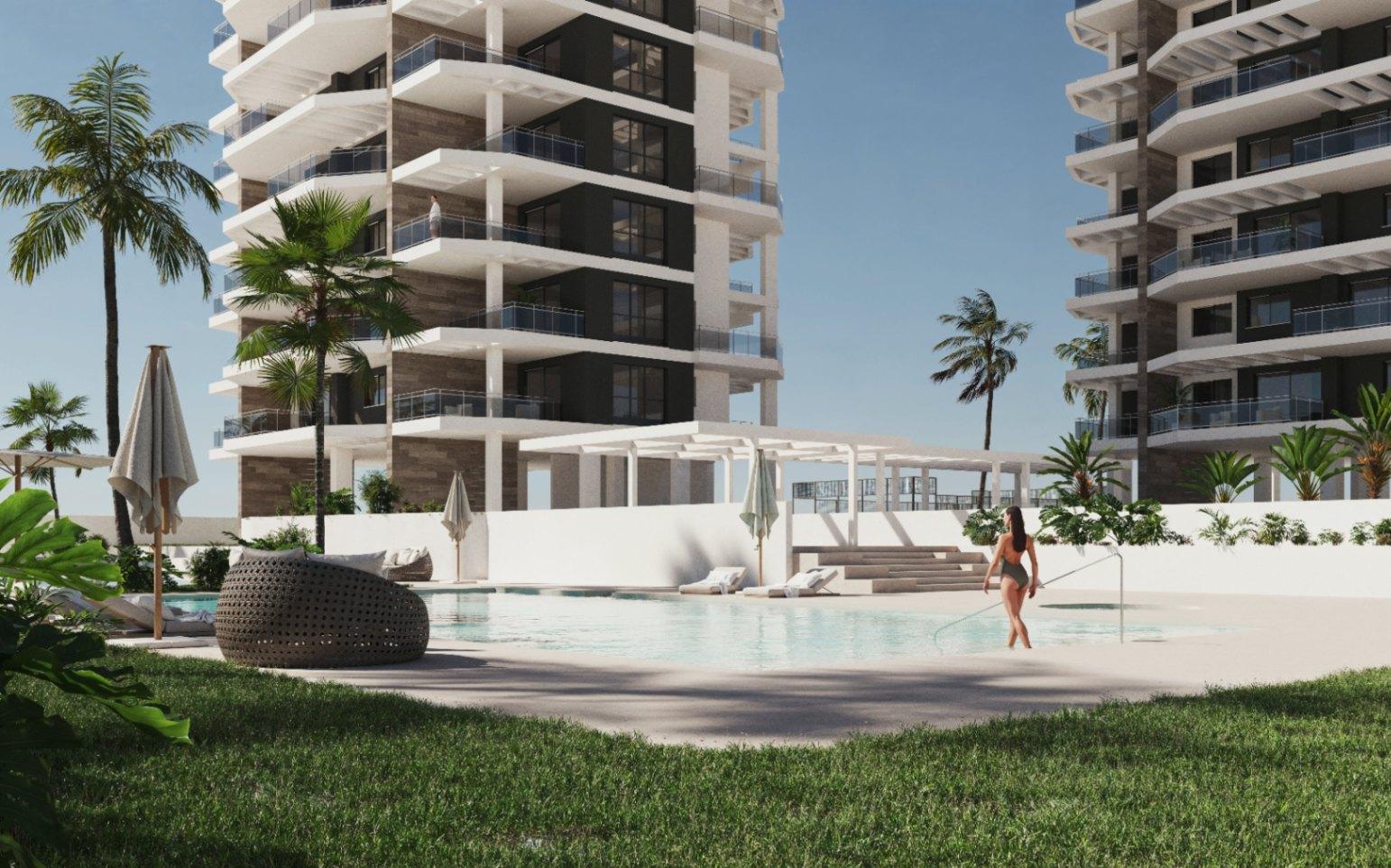 1334DA - New Build Seaview Apartments Just 200 Metres from Arenal Beach in Calpe