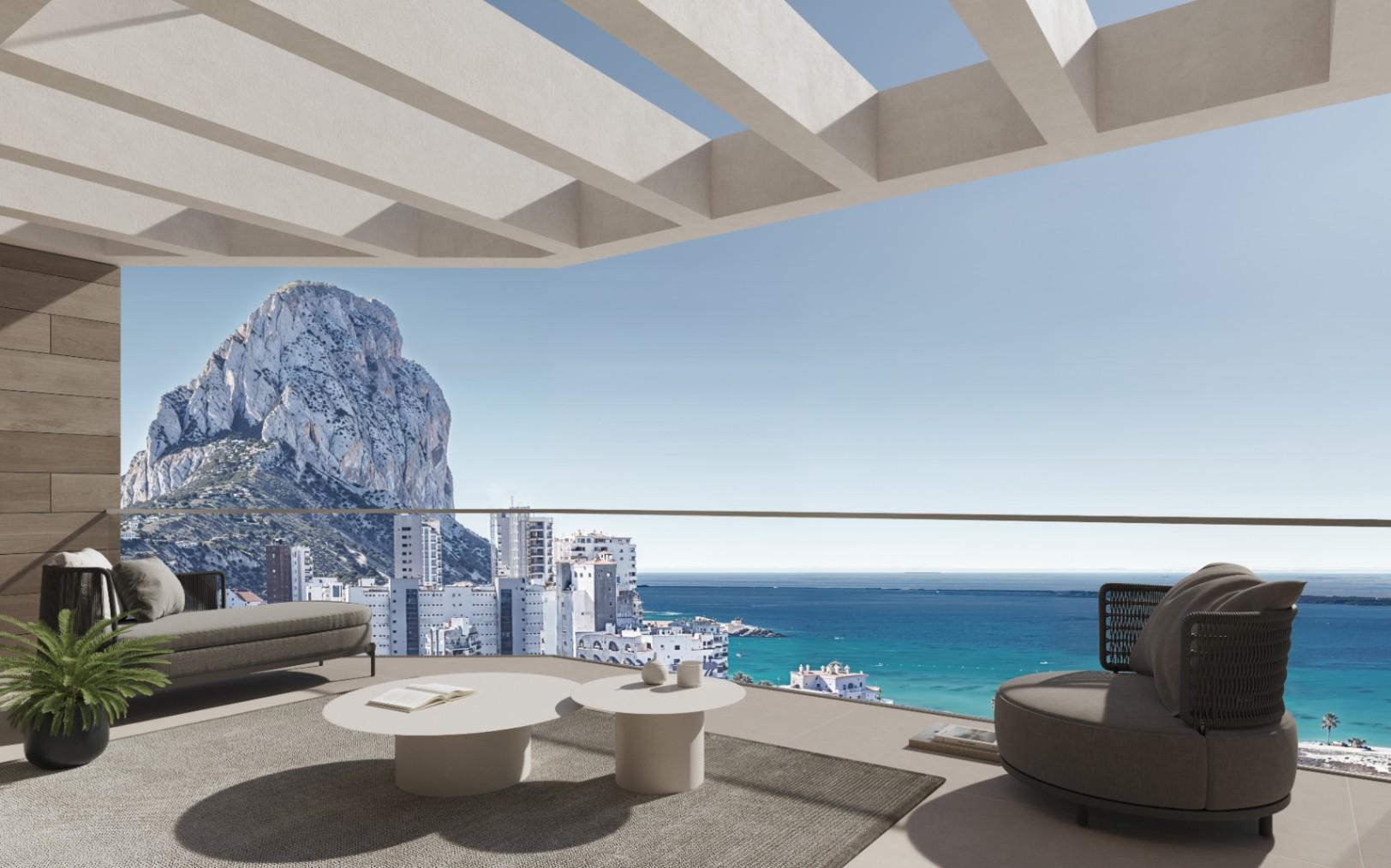 1334DA - New Build Seaview Apartments Just 200 Metres from Arenal Beach in Calpe