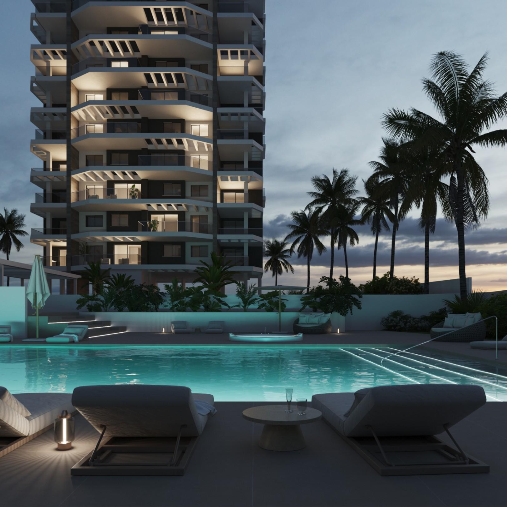 1334DA - New Build Seaview Apartments Just 200 Metres from Arenal Beach in Calpe