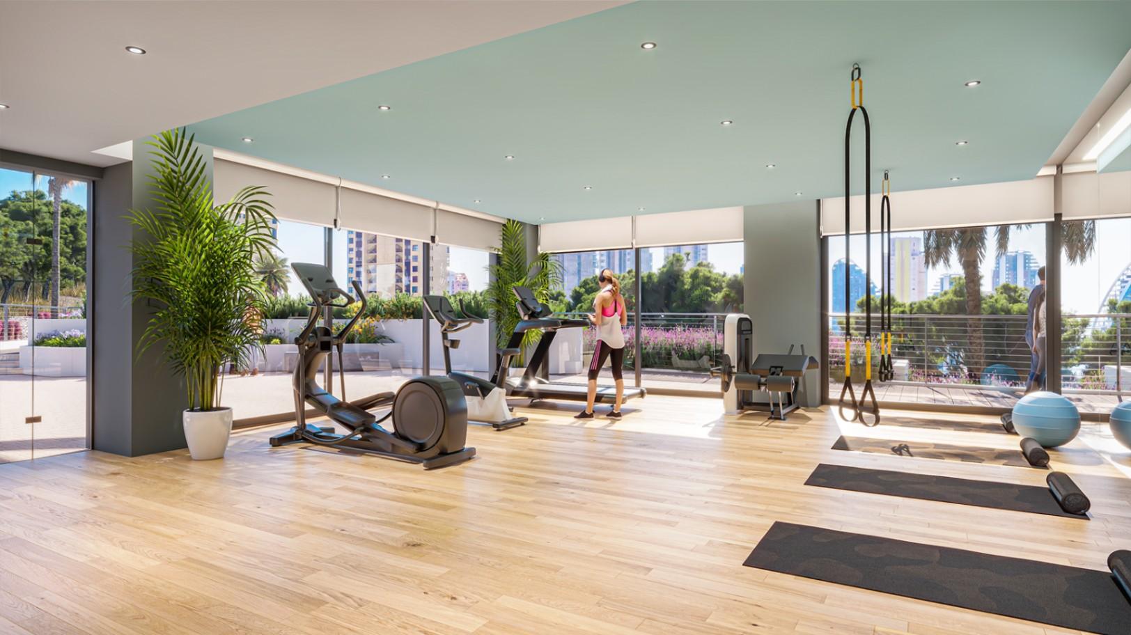 1336DA - 3-Slaapkamer Appartementen met Panoramisch Zeezicht in Benidorm
