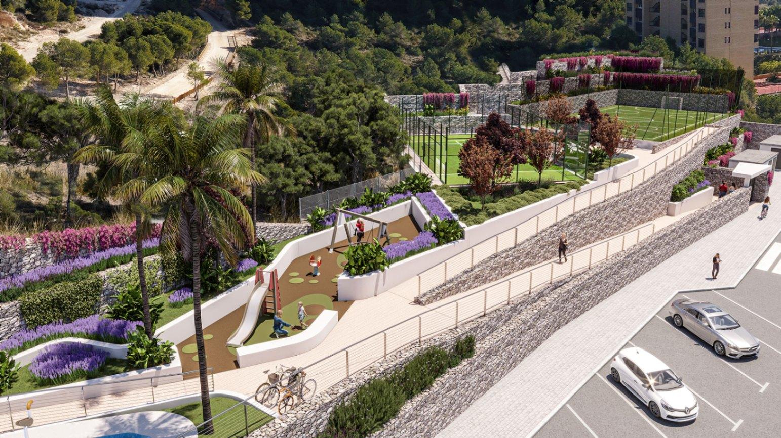 1336DA - 3-Slaapkamer Appartementen met Panoramisch Zeezicht in Benidorm
