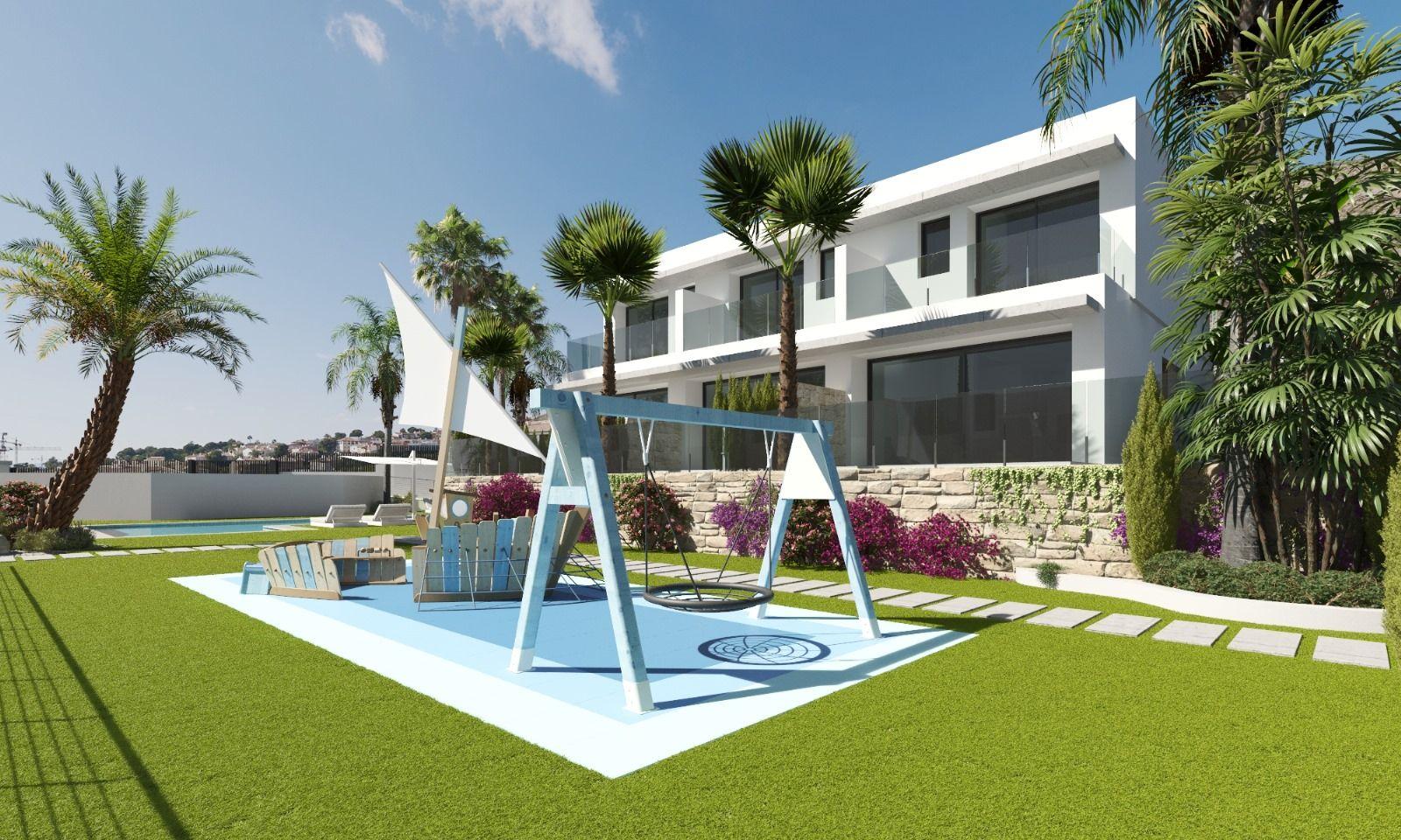 1346DA - New Build Villa with Private Garden and Terrace in Sierra Cortina, Finestrat