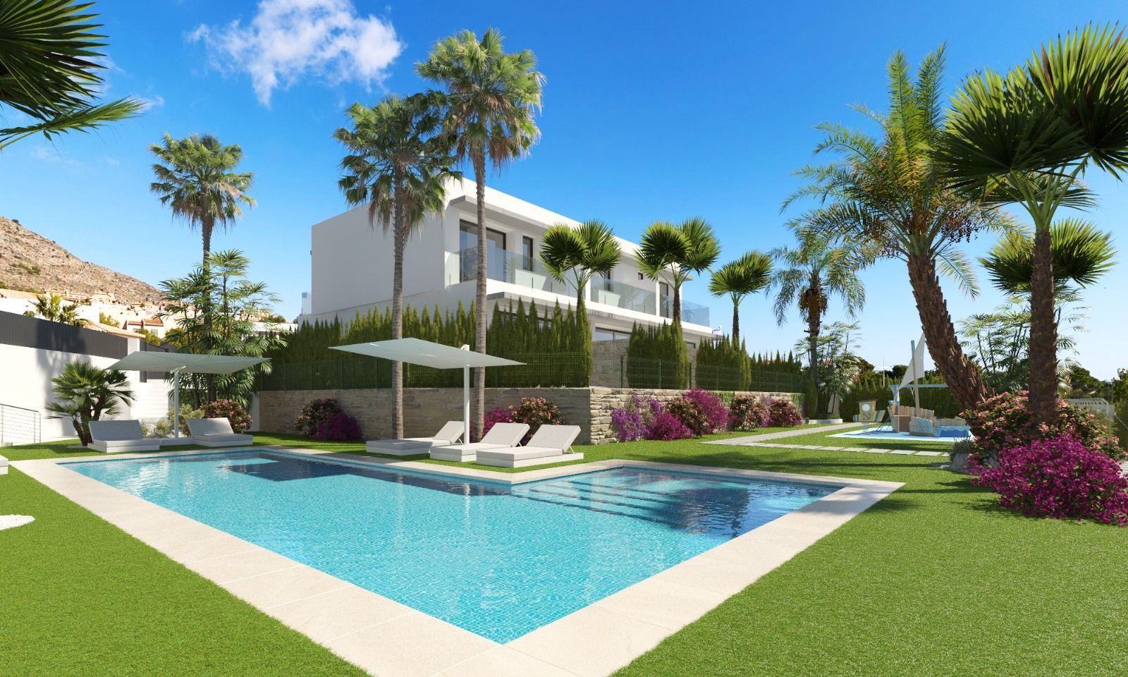 1346DA - New Build Villa with Private Garden and Terrace in Sierra Cortina, Finestrat
